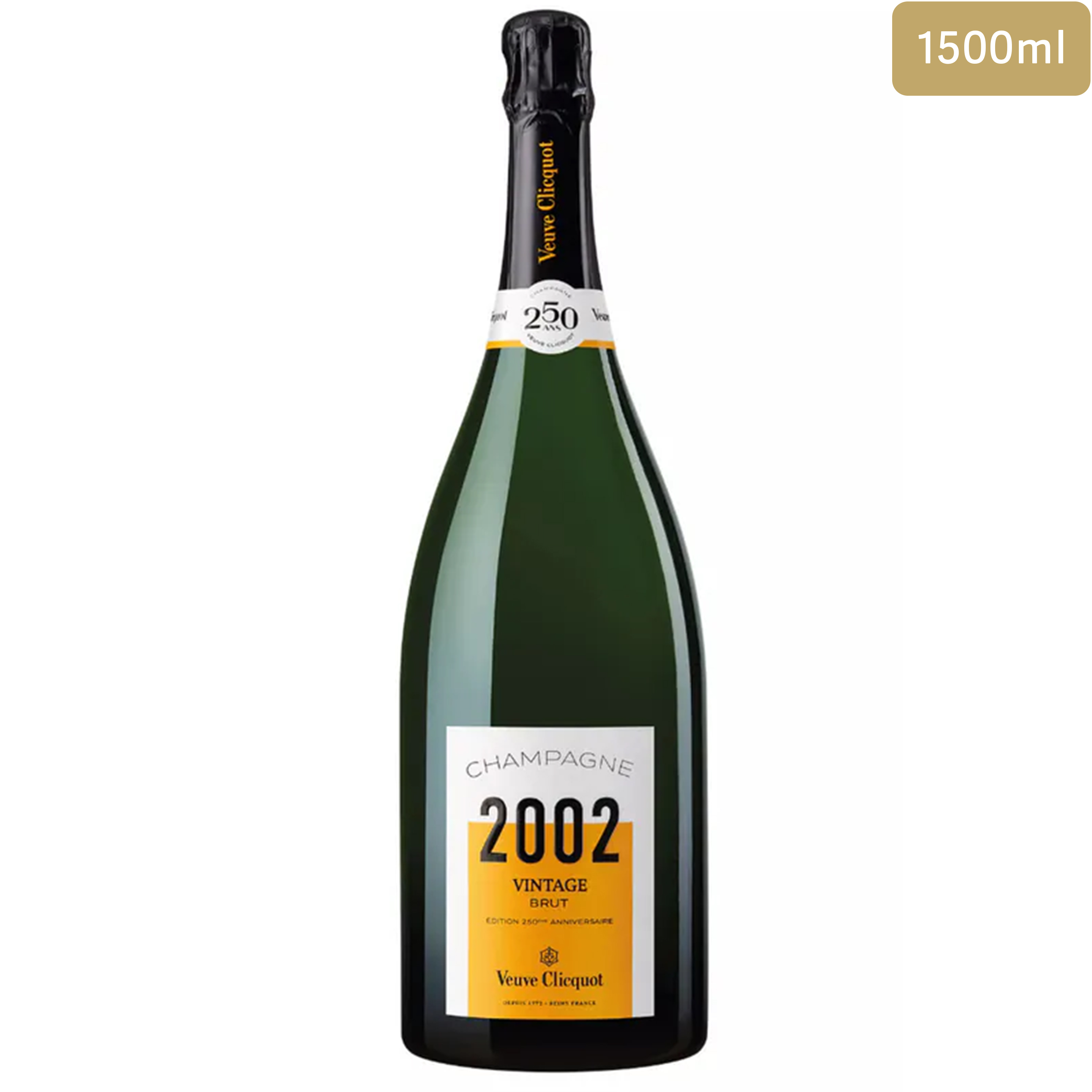 Veuve Clicquot "250th Anniversary" Edition Brut 2002 (1500ml) (WS93)