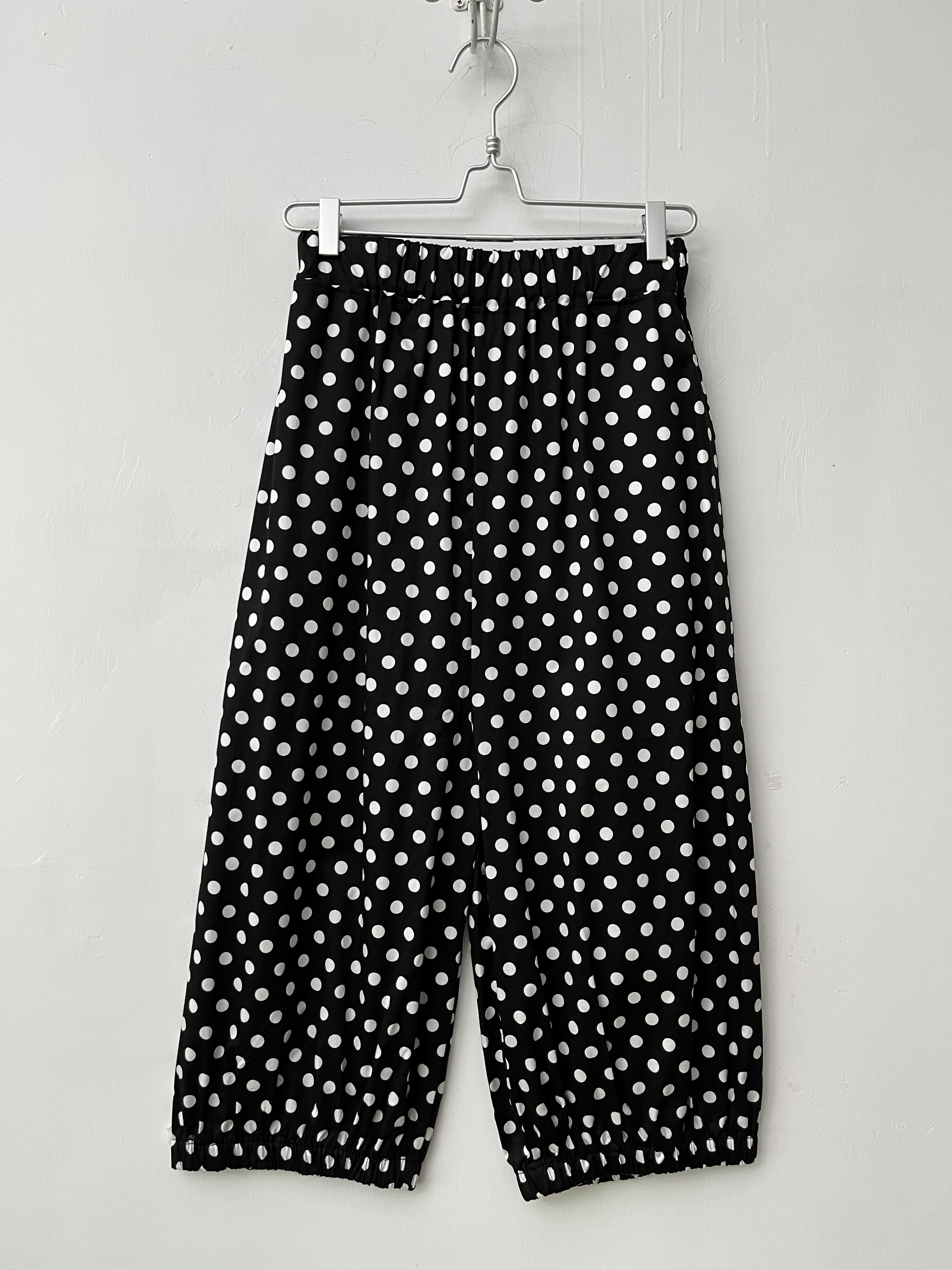 Colork黑色波點全橡筋褲