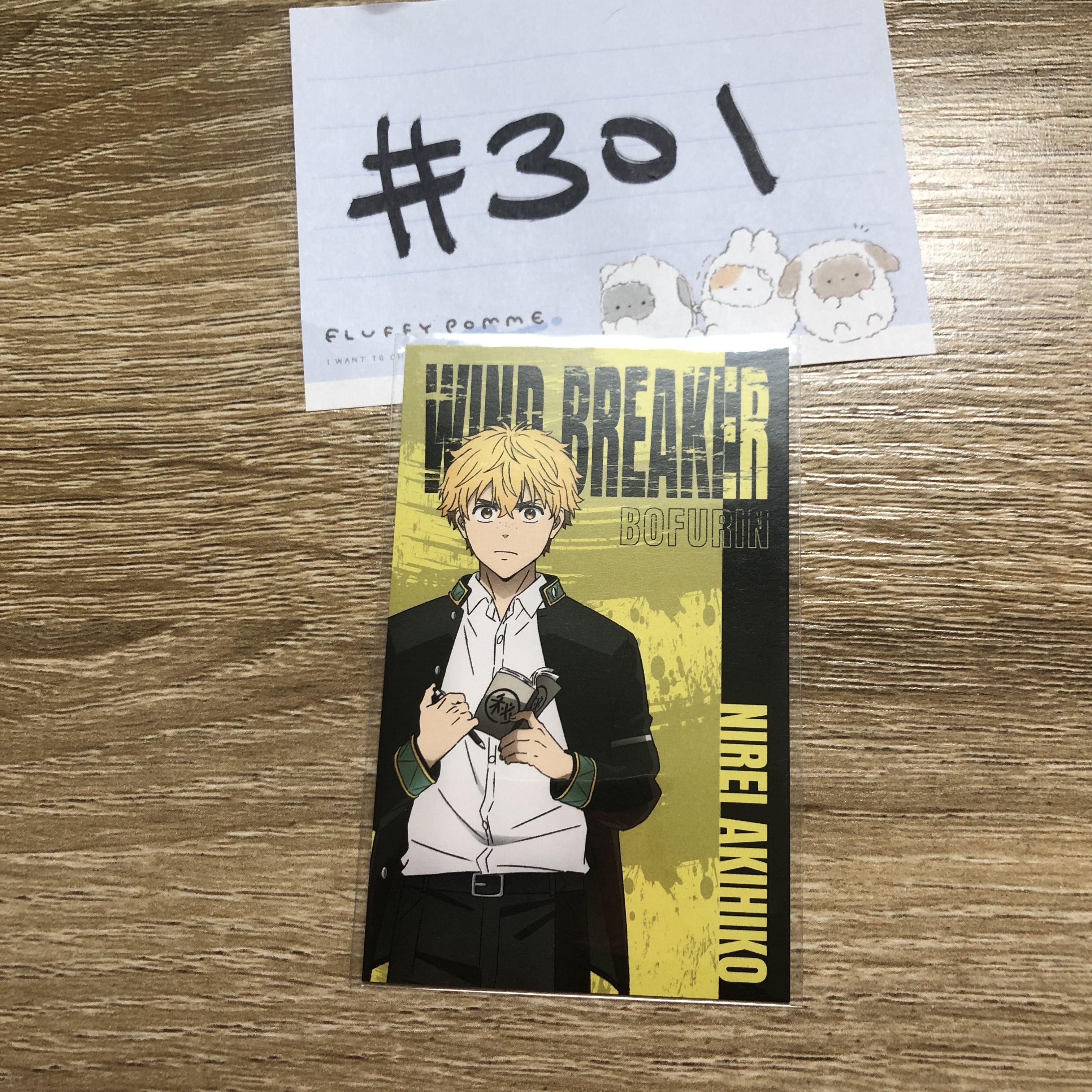 WIND BREAKER  榆井  小卡#301