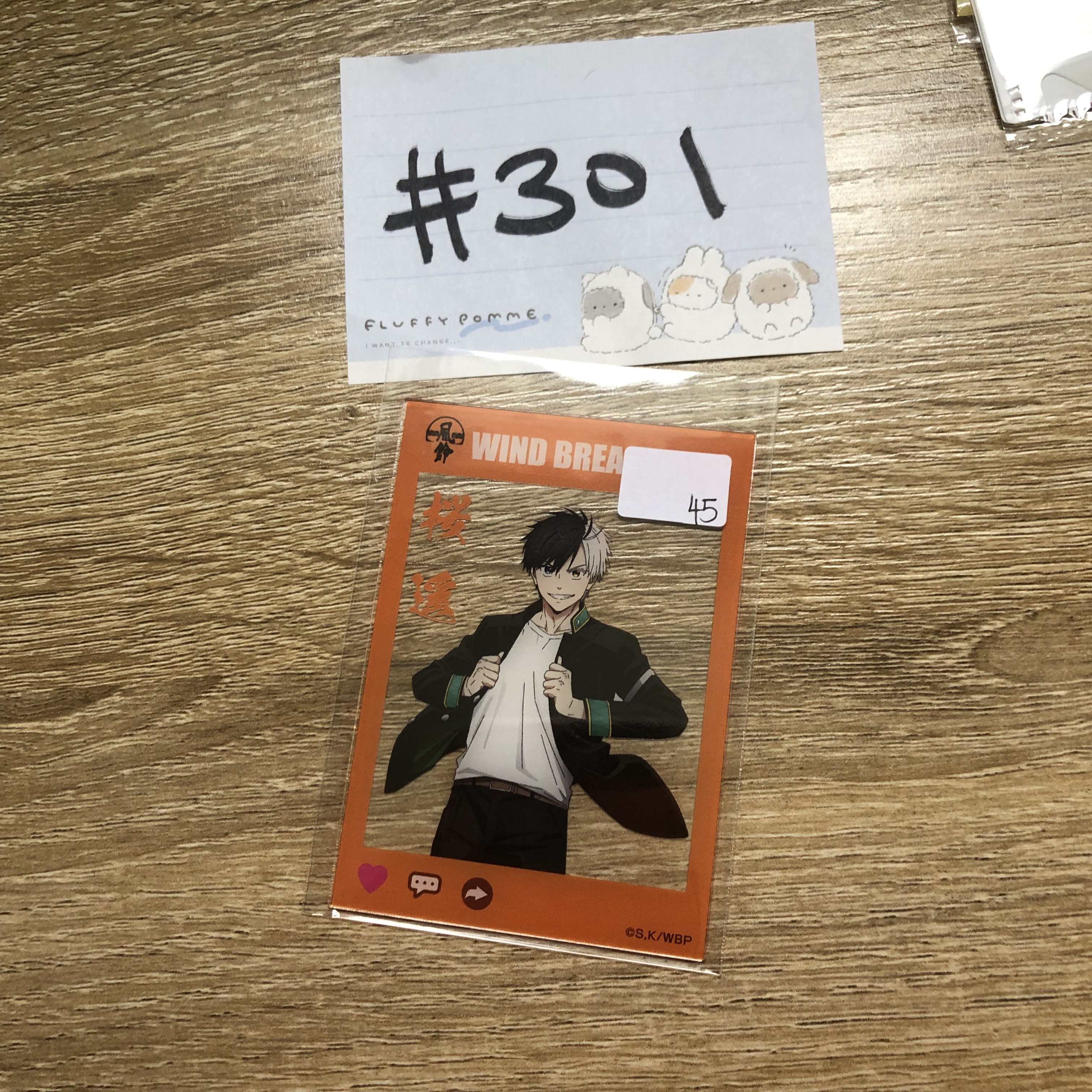 WIND BREAKER  櫻遙  小卡#301