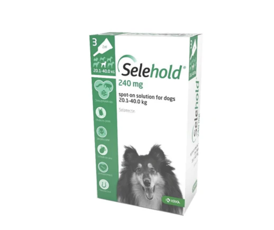 Selehold -預防寄生蟲滴劑 (3支裝) Large Dog (20.1 - 40kg)
