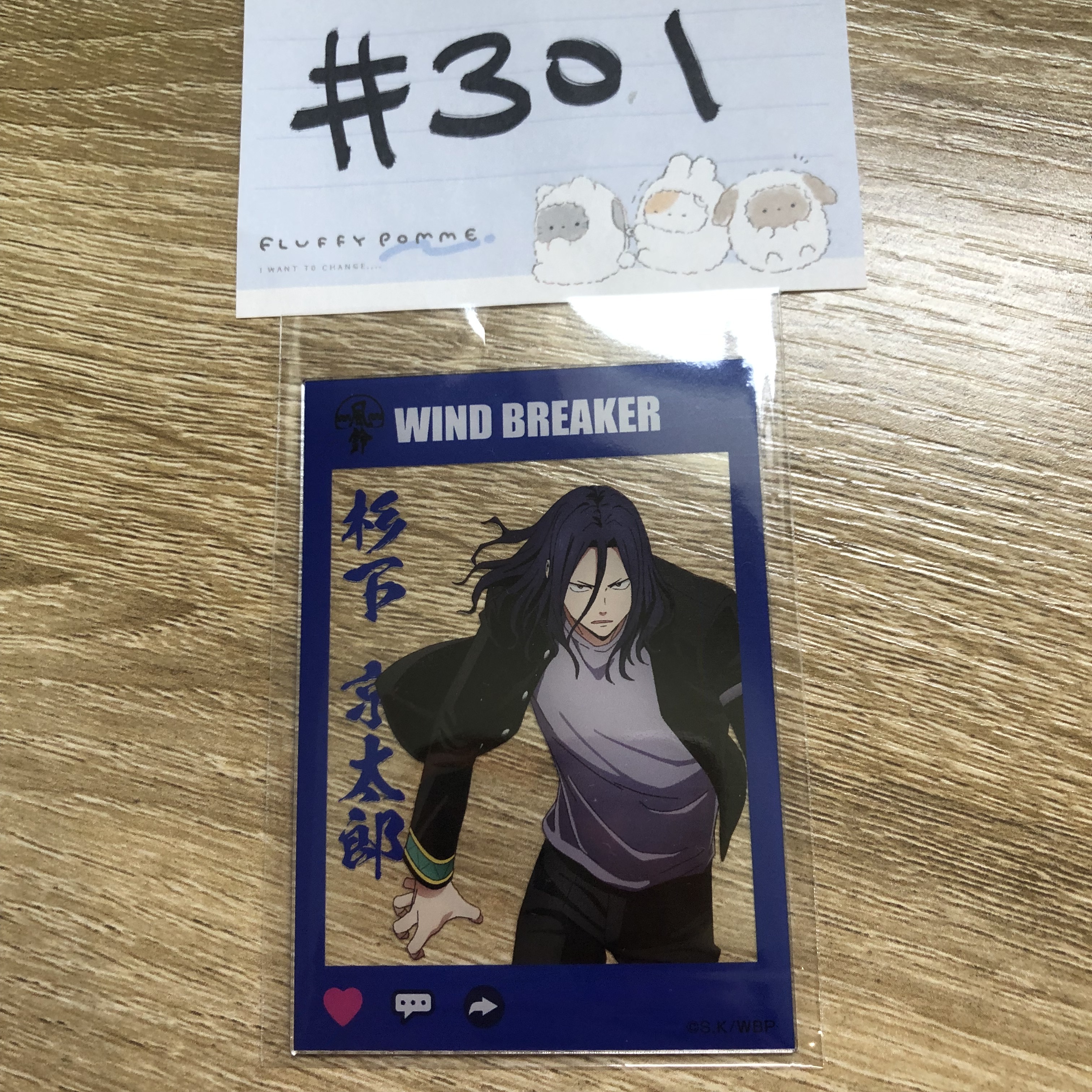 WIND BREAKER  杉下  小卡#301