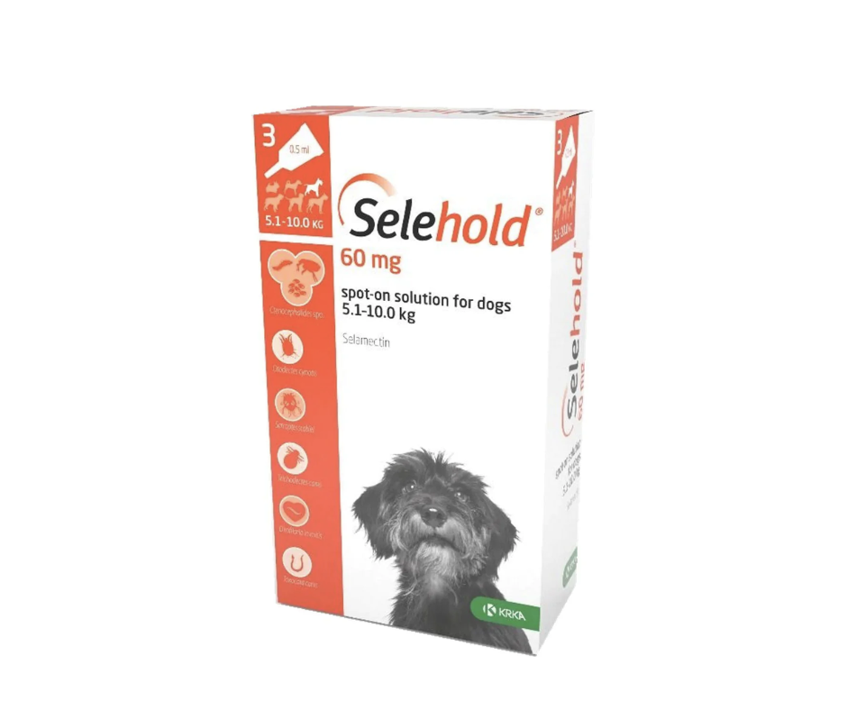 Selehold -預防寄生蟲滴劑 (3支裝) Small Dogs (5.1 - 10kg)