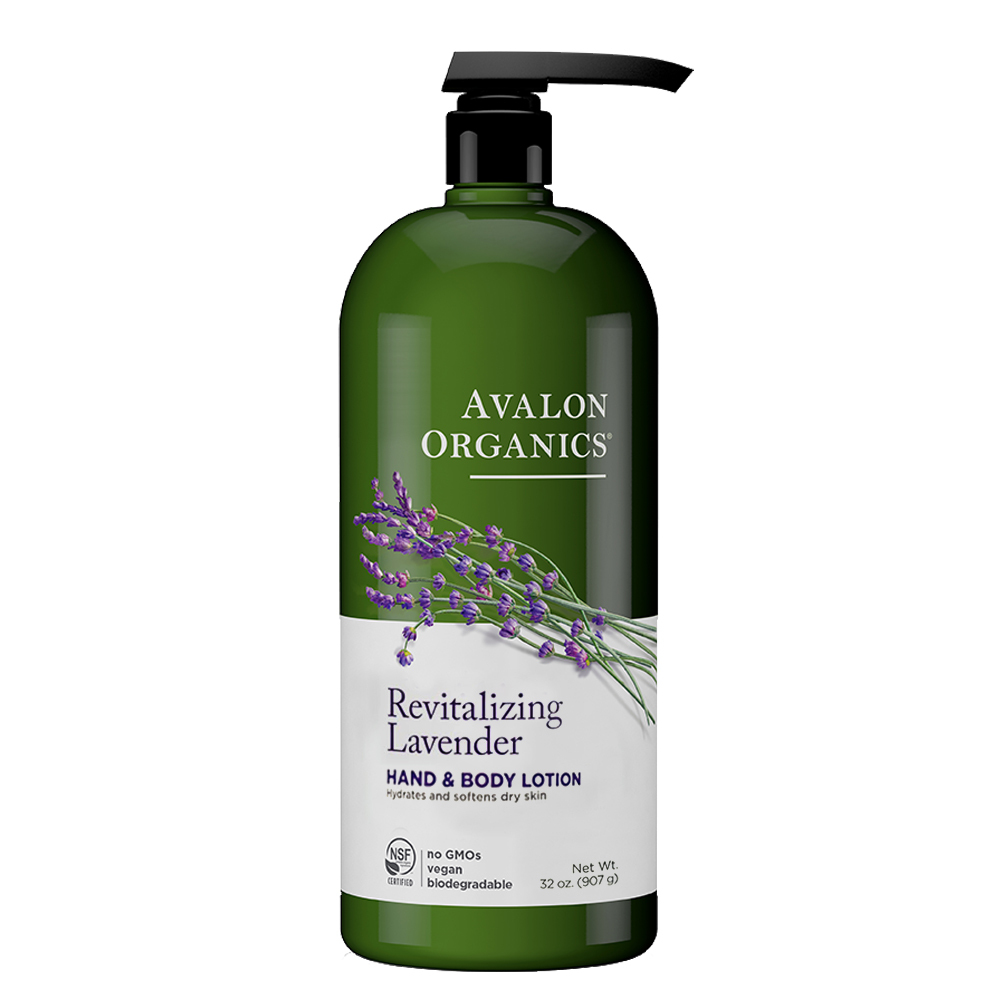 Avalon Organics薰衣草精油滋潤乳液907g/32oz
