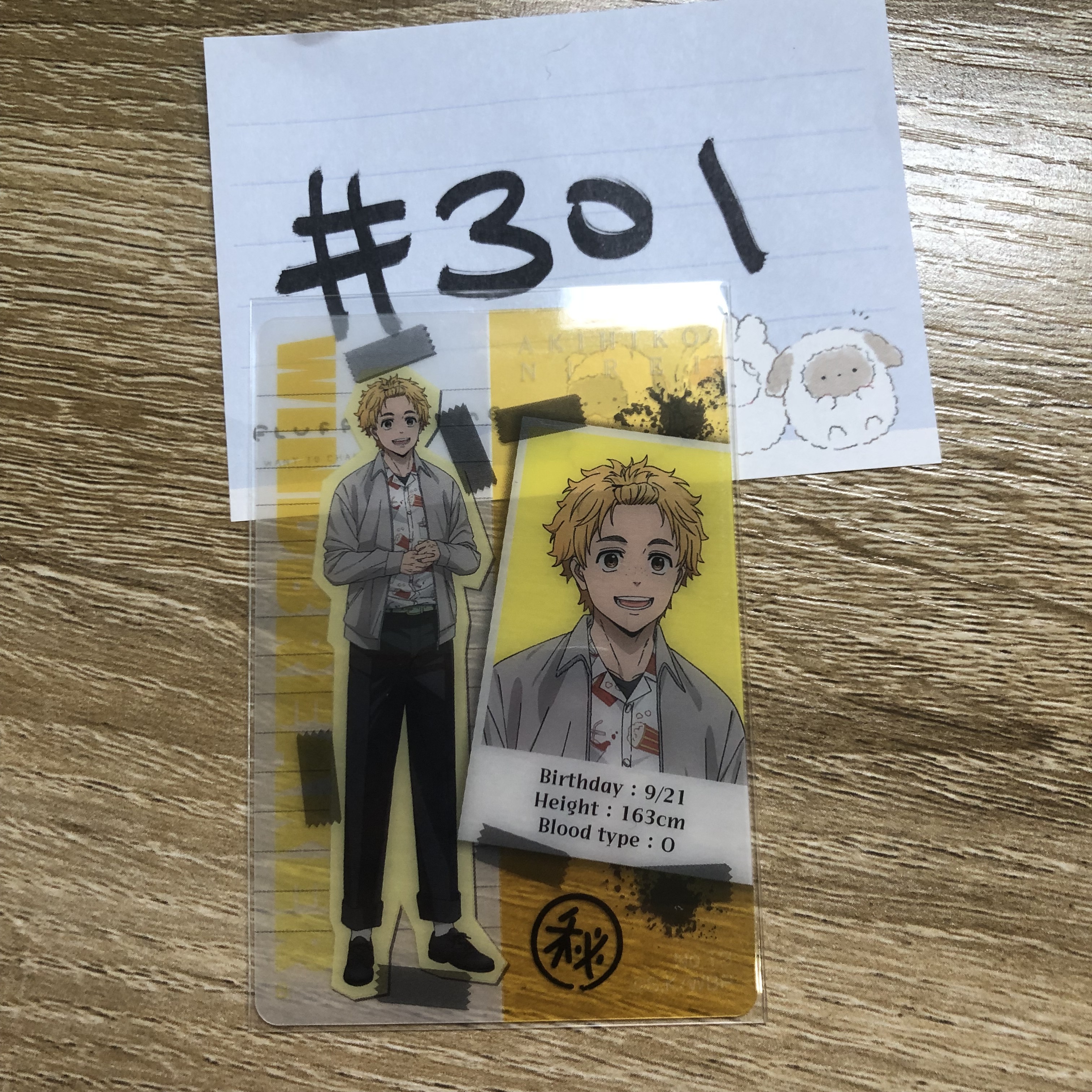 WIND BREAKER  榆井  小卡#301