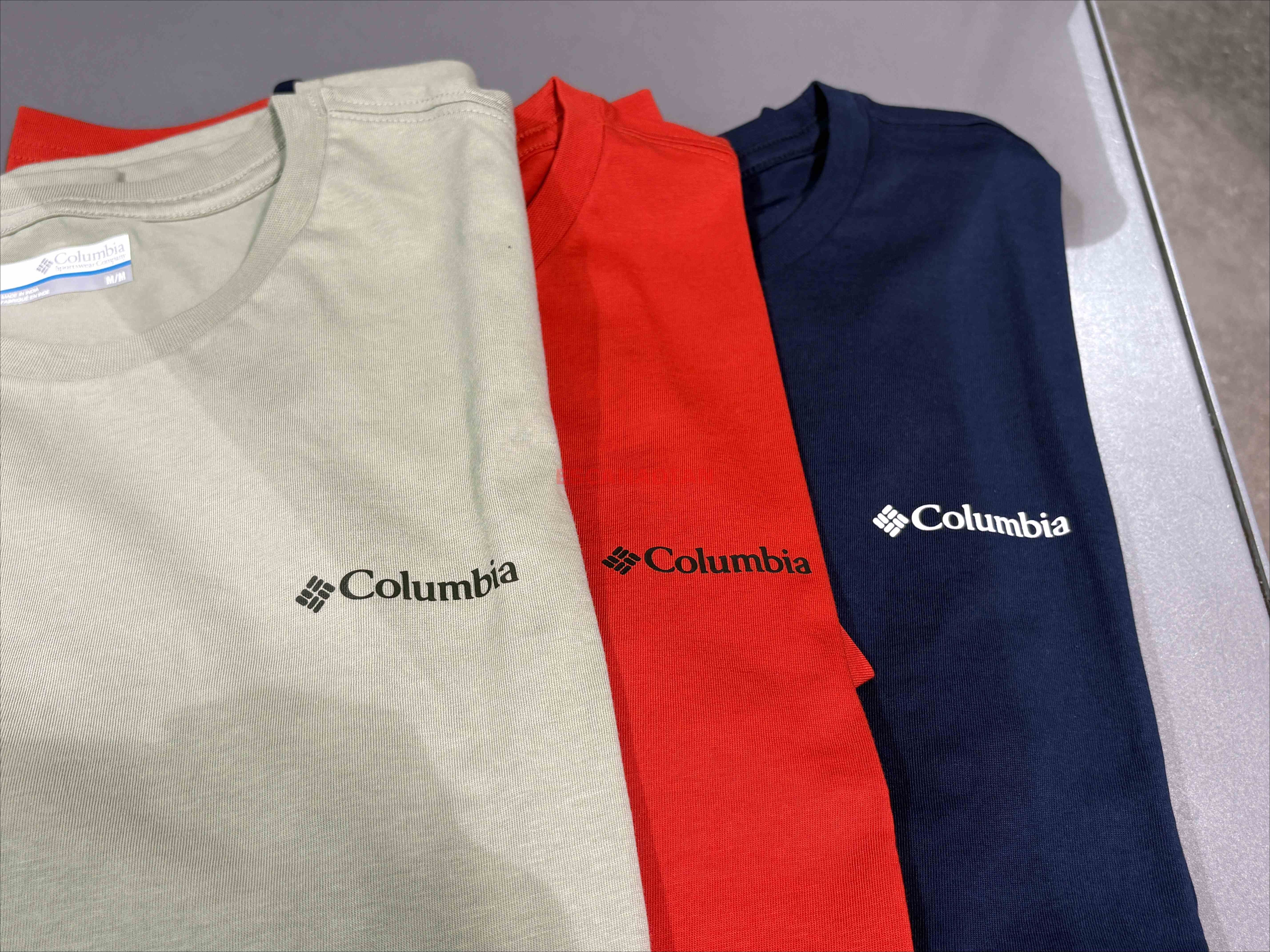 Columbia  男大人 有機棉 正反圖案 短TEE (3色)