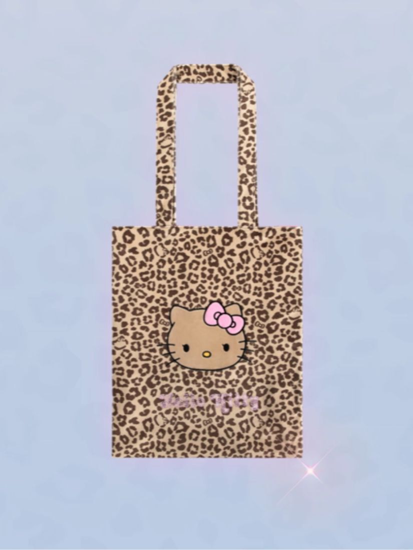 【 預購 】tbh野獸派 家居hello kitty 單肩燙鑽購物袋 2款