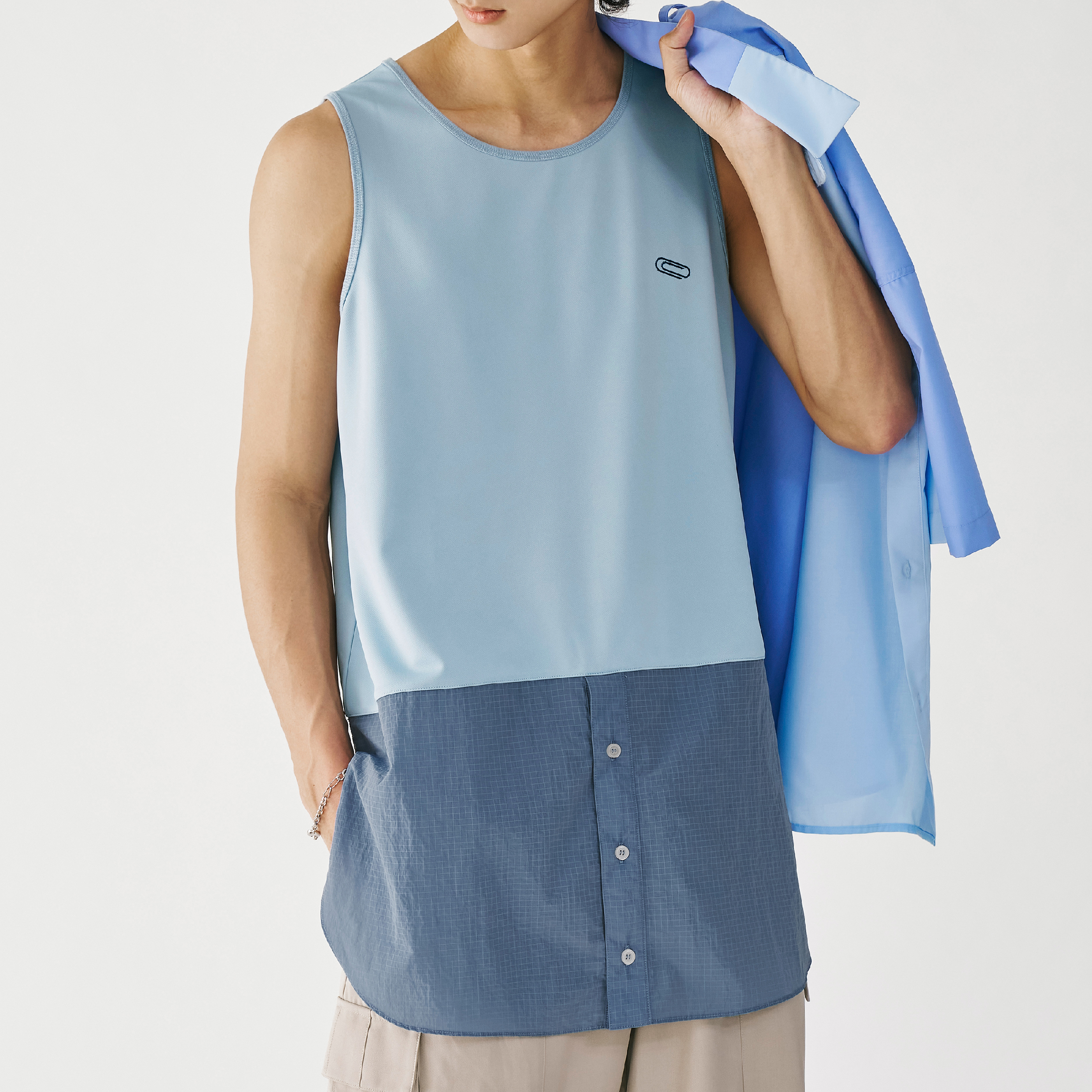 MELSIGN Layered Clip Vest