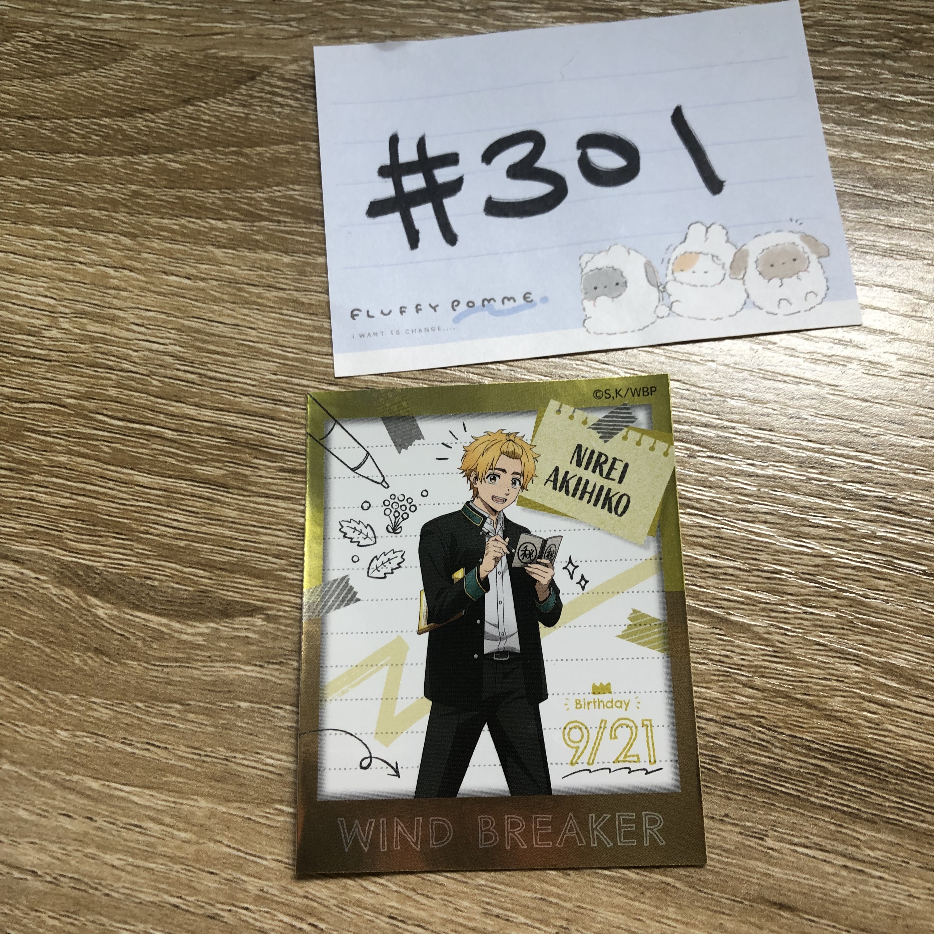 WIND BREAKER 榆井 貼紙#301