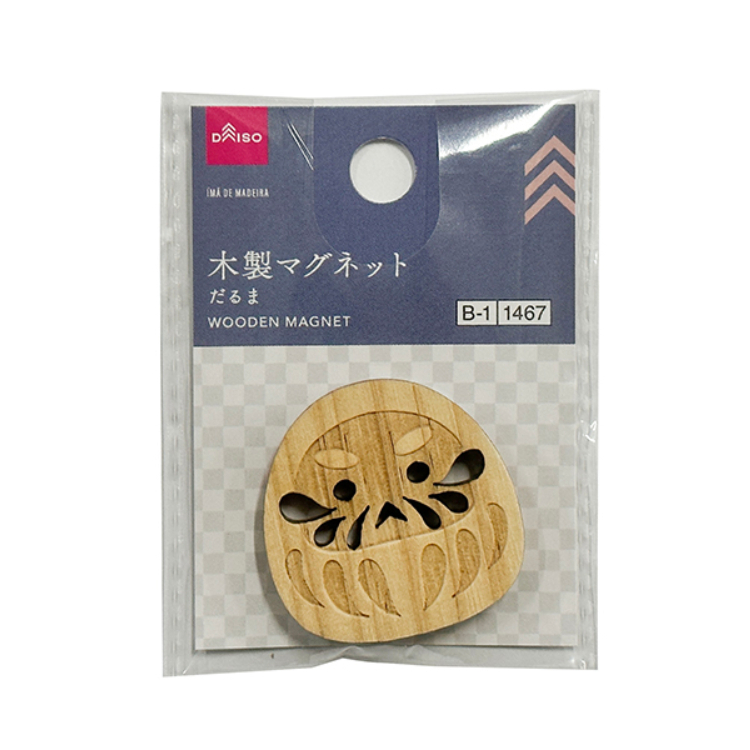 木製磁鐵/達摩