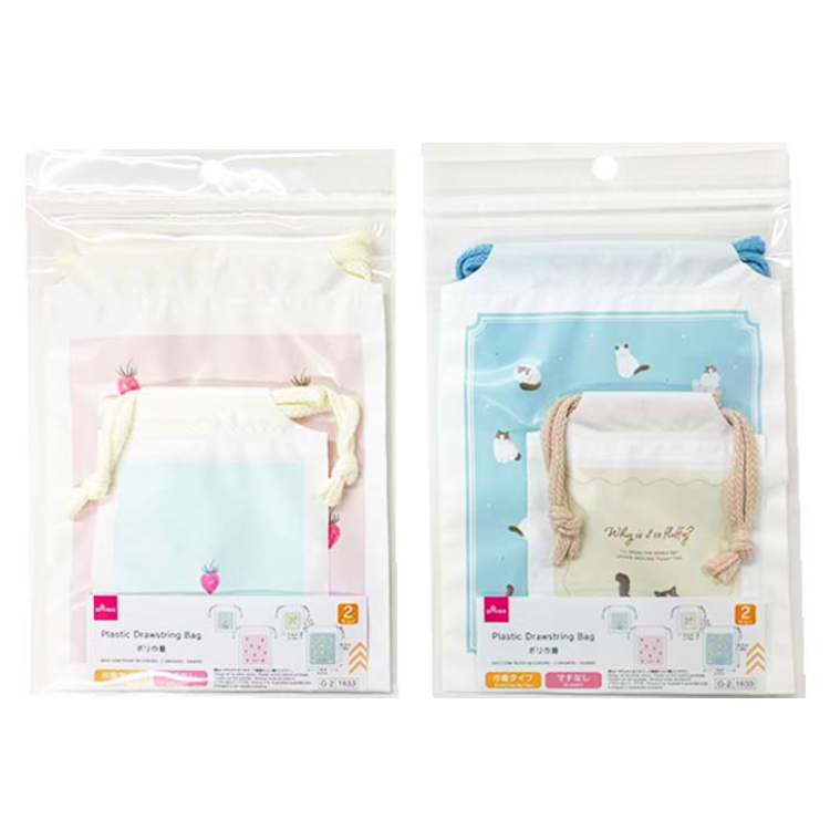 束口袋/圖樣 2入