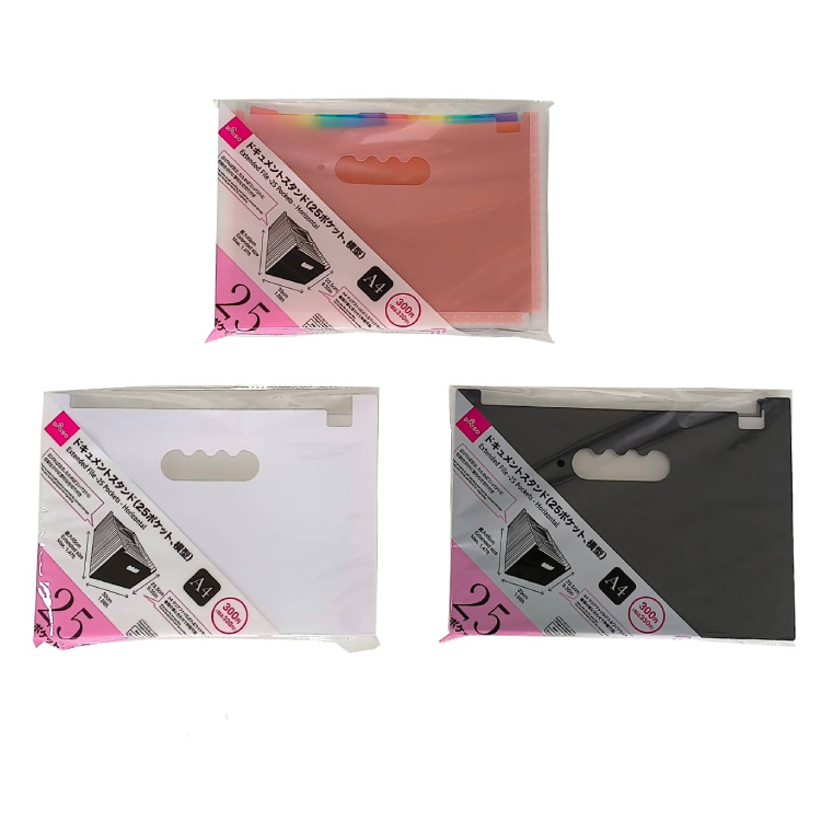 A4立式風琴夾/橫式 25格