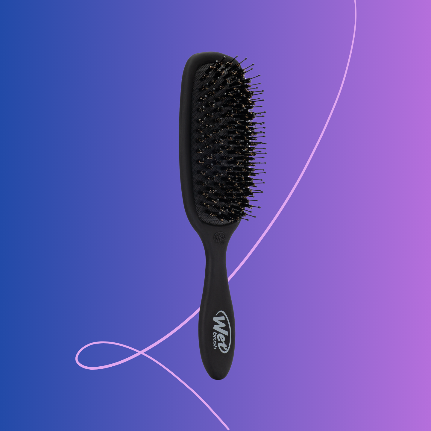 Wet brush 紳士黑亮澤造型梳