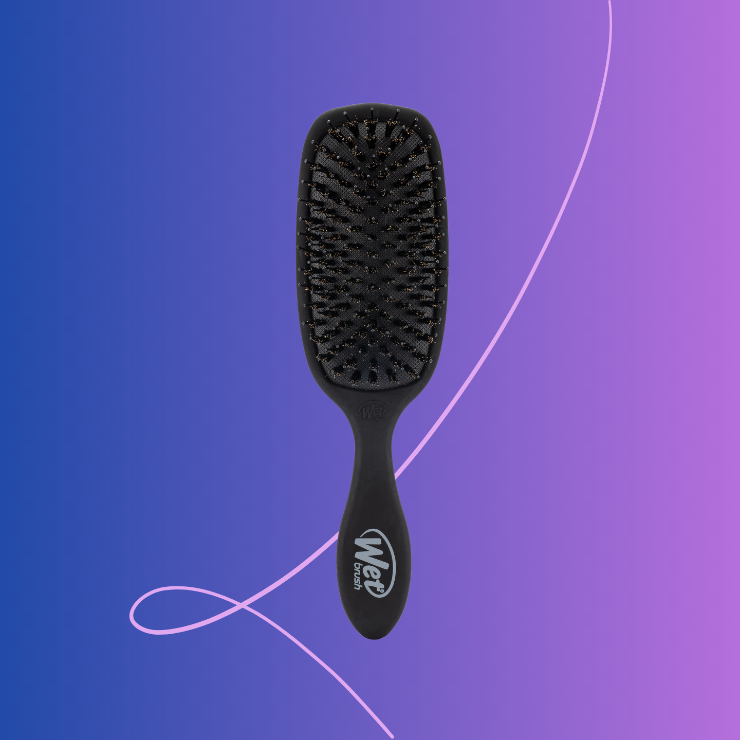 Wet brush 紳士黑亮澤造型梳