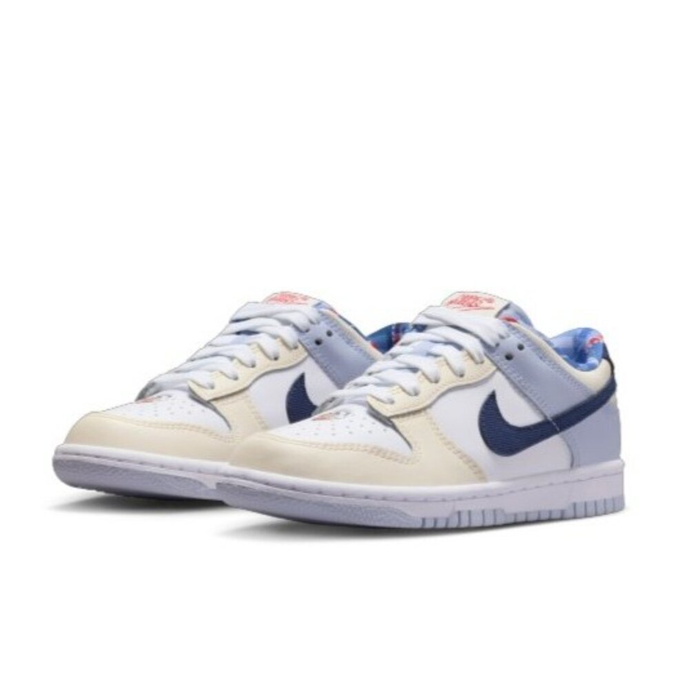 Nike Dunk Low Just Do It 米黃藍 GS 大童鞋 IH7343-141