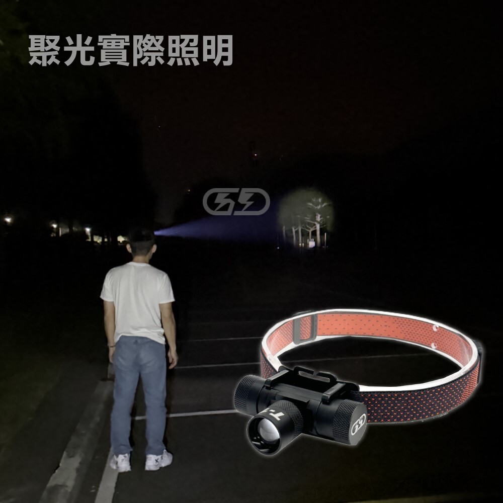 T-1強光頭燈+維修工作燈 超值組合 晶典光電