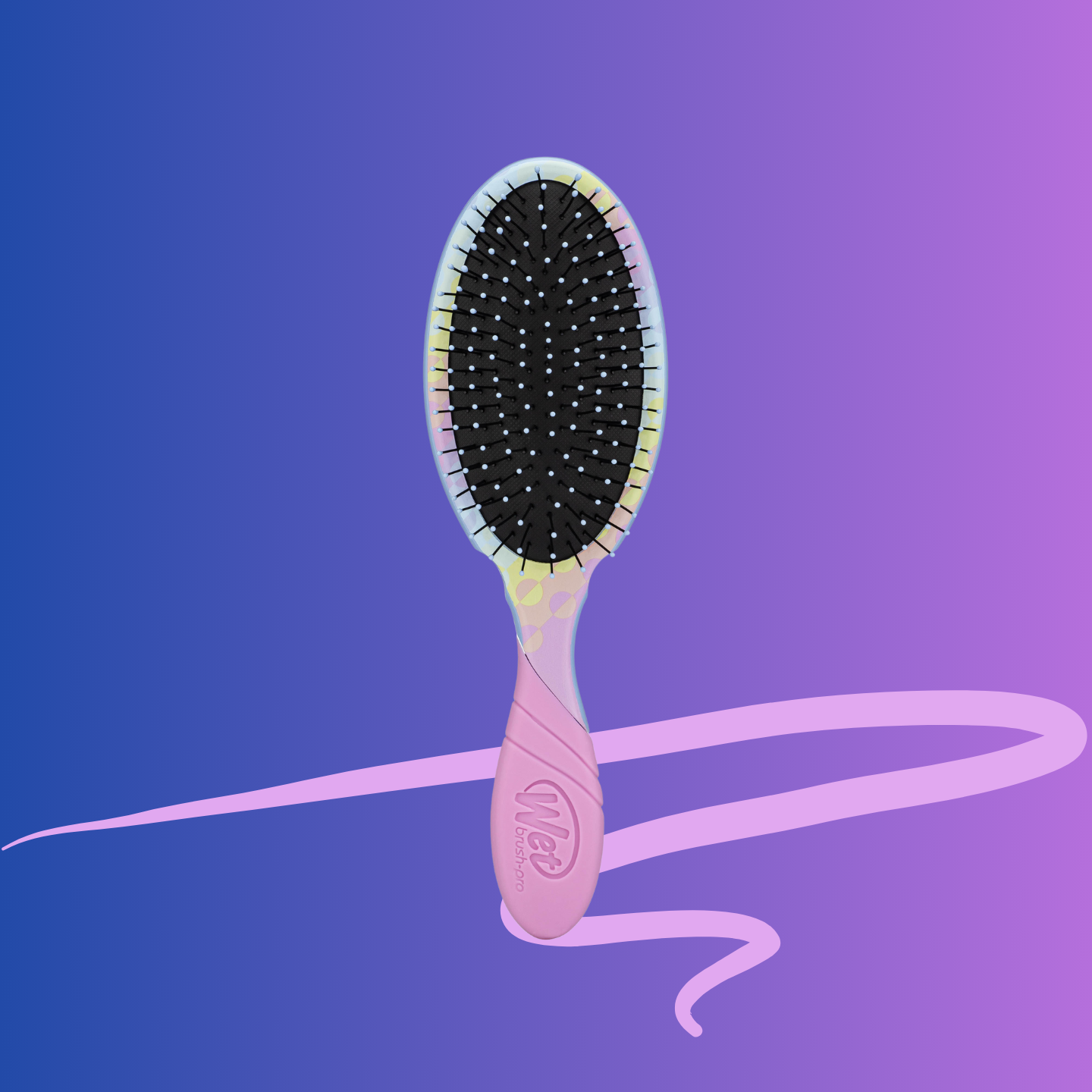 Wet Brush 護髮梳-炫彩粉