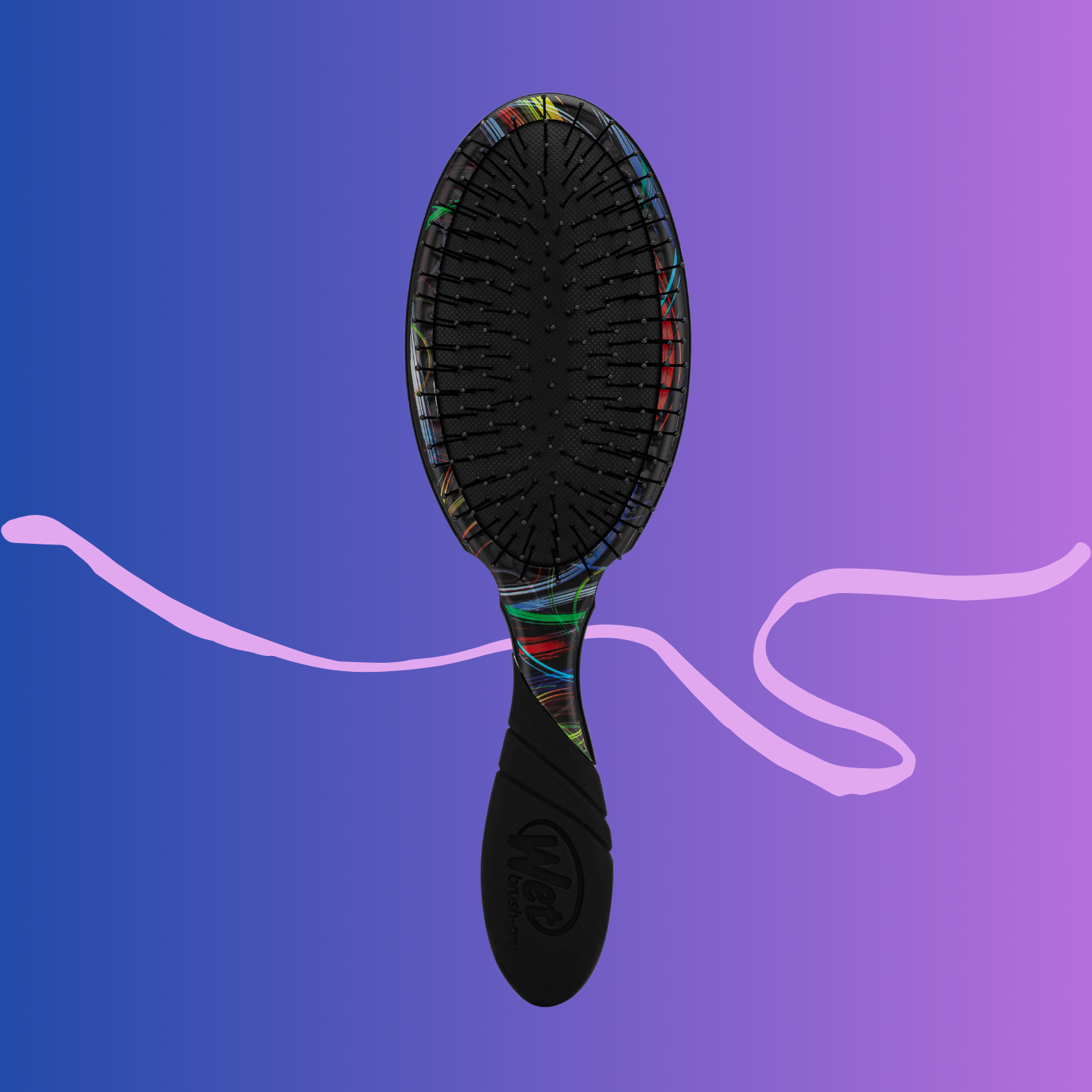 Wet Brush 護髮梳-炫光黑