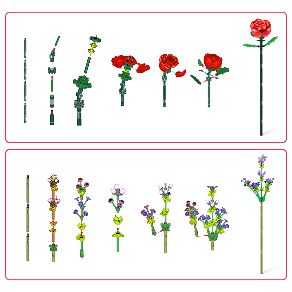 MAX積木膠囊-玫瑰系列