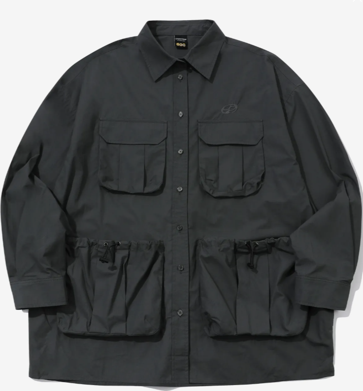 CPGN STUDIO / Safari Stopper Cargo Shirt Charcoal /  JUL25