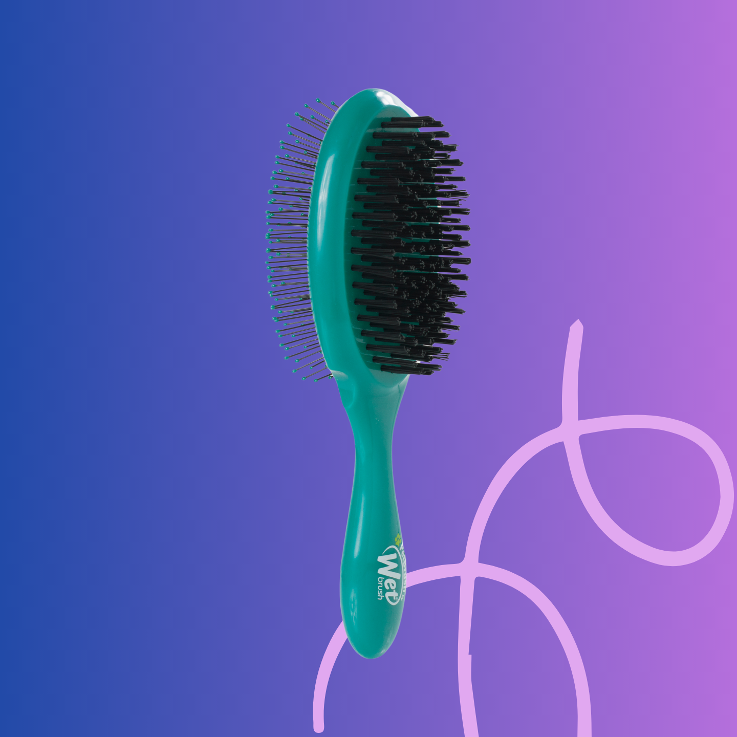 【 Pet Brush by Wet Brush】二合一鬃毛除毛雙面梳