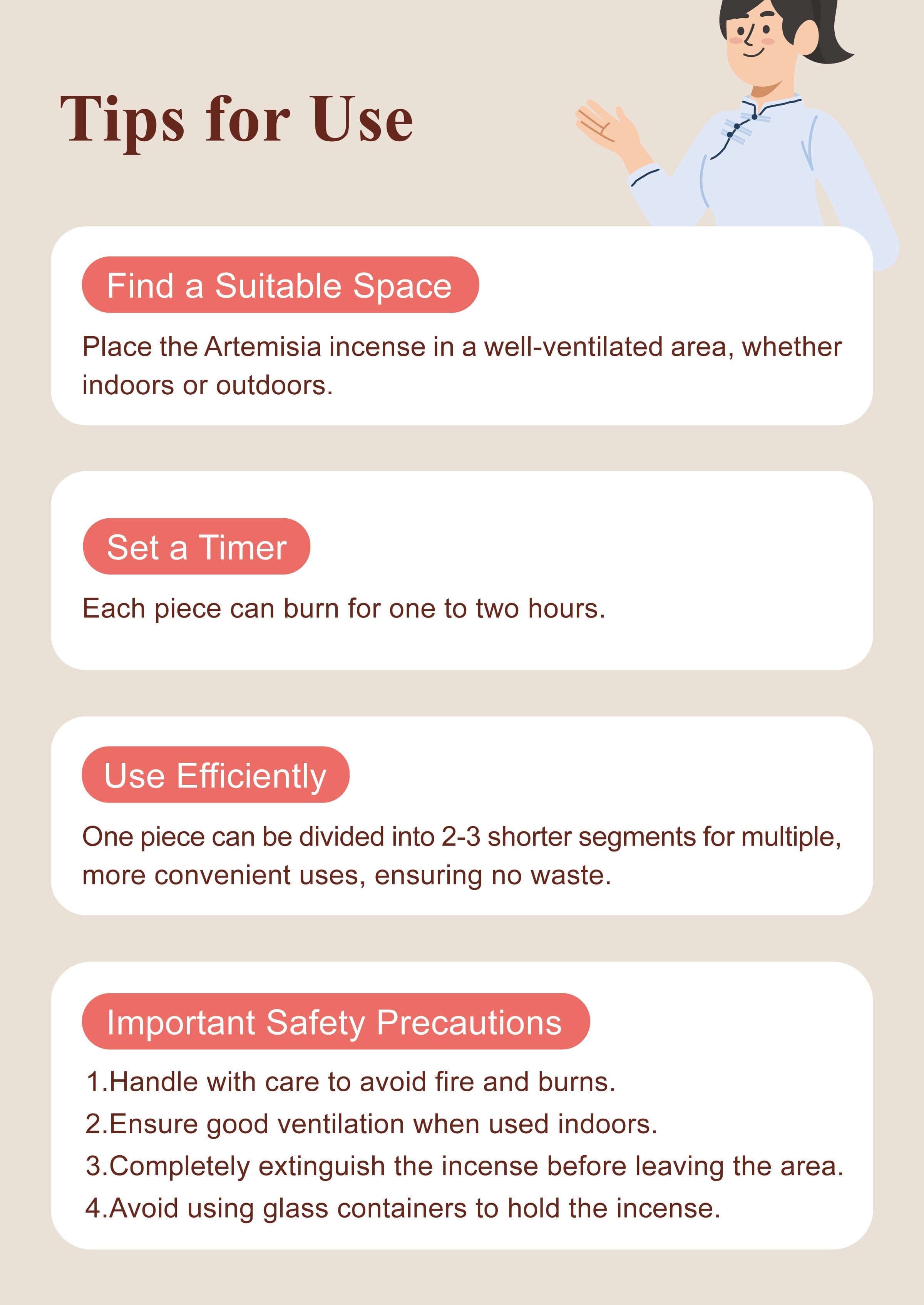 Tips for Use Artemisia Incense Coils