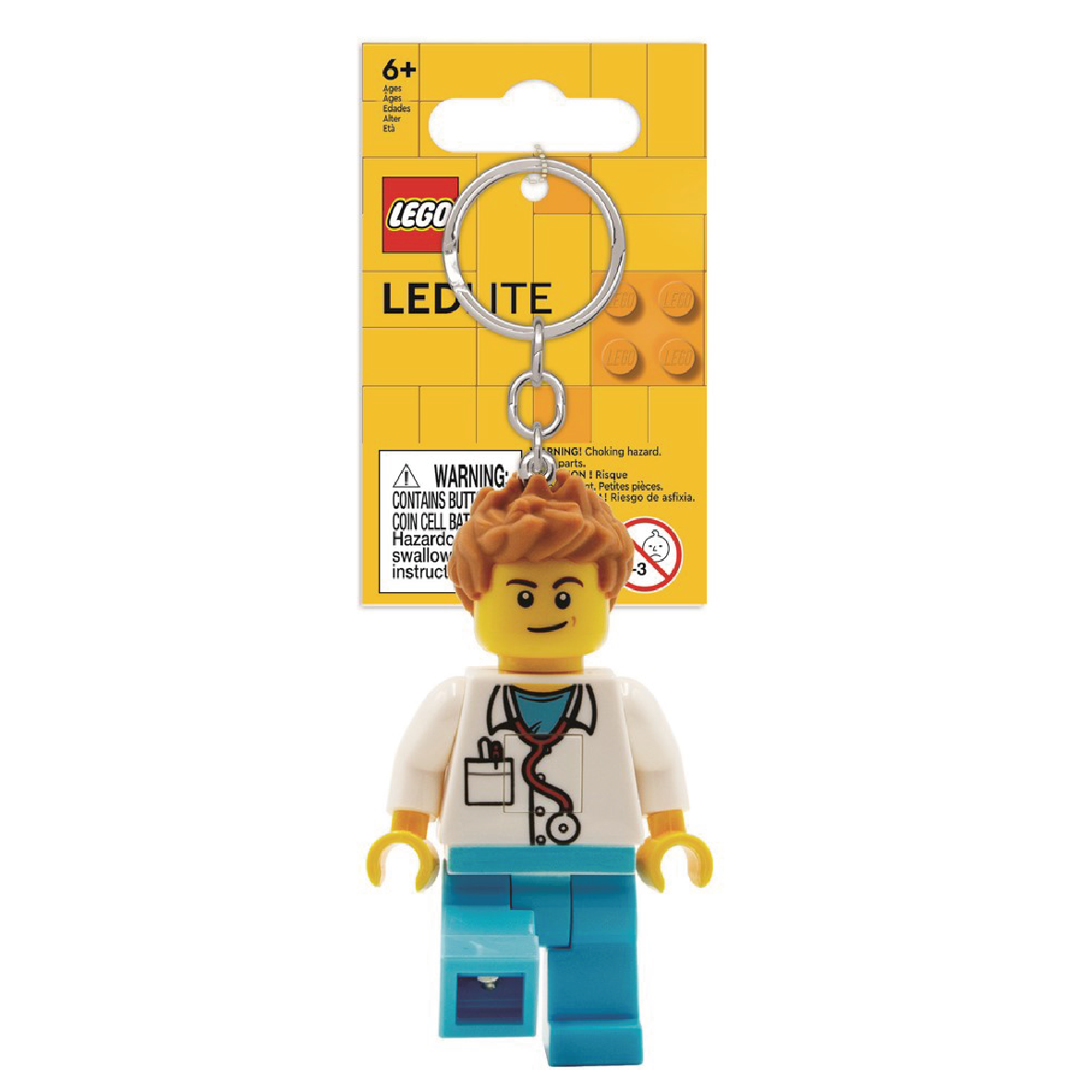 LGL-KE184H 樂高城市系列男醫生鑰匙圈燈