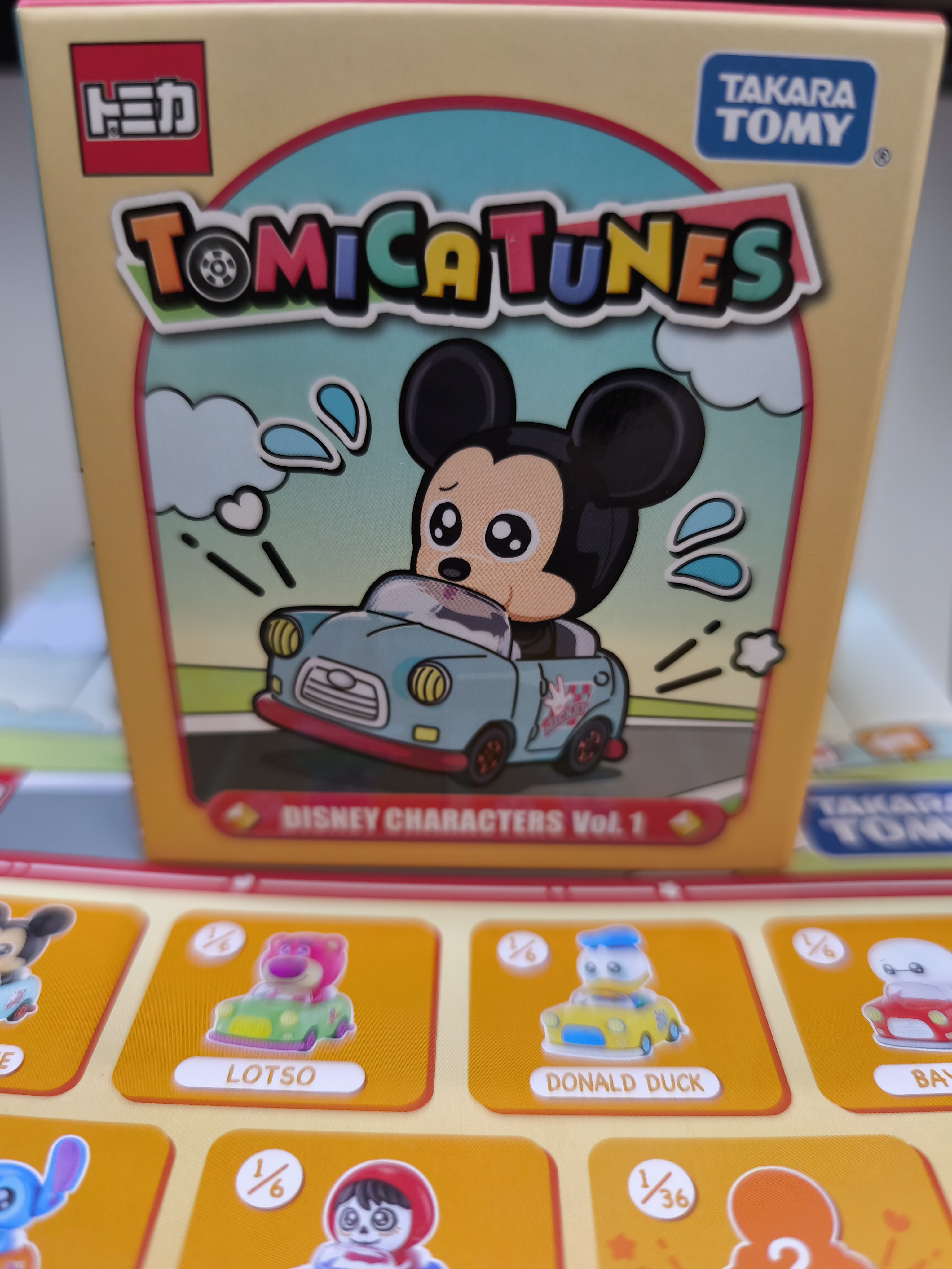日版TOMICA TUNES DISNEY CHARACTERS Vol.1