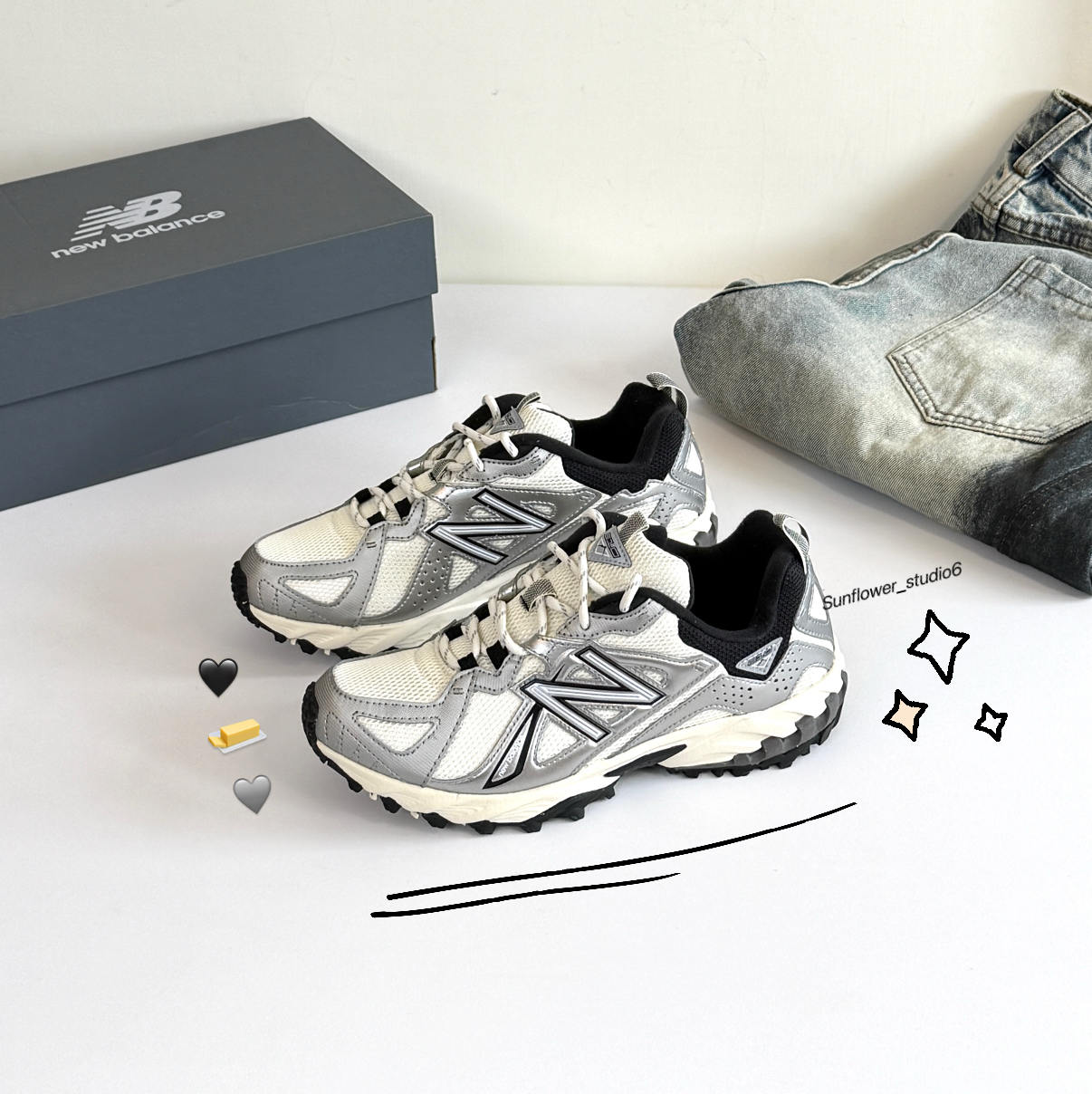 New Balance NB 610 銀黑色 奶油底 Y2K 復古 登山鞋 ML610TAV/預購