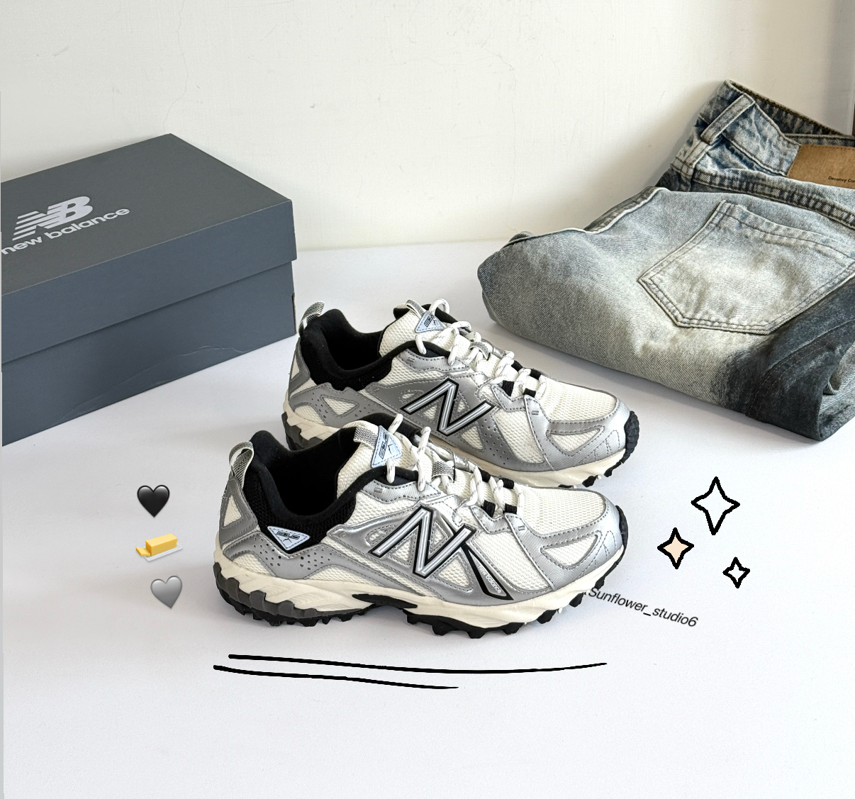 New Balance NB 610 銀黑色 奶油底 Y2K 復古 登山鞋 ML610TAV/預購