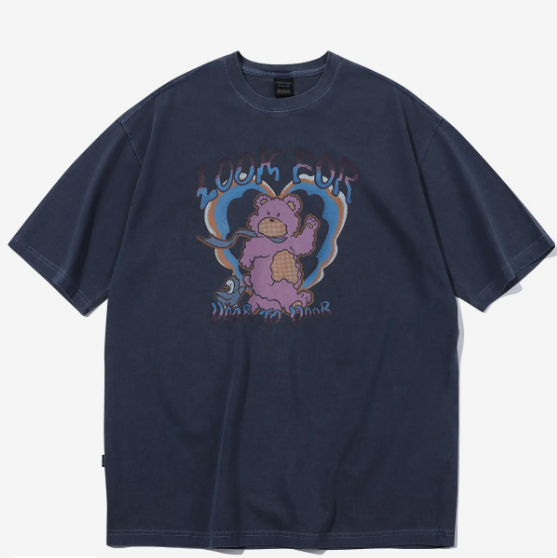 CPGN STUDIO / Funtime Teddy Pigment Short T-shirt / Dark Blue /  JUL25
