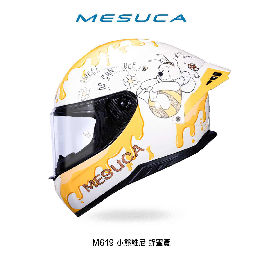 MESUCA M619 小熊維尼 迪士尼聯名彩繪