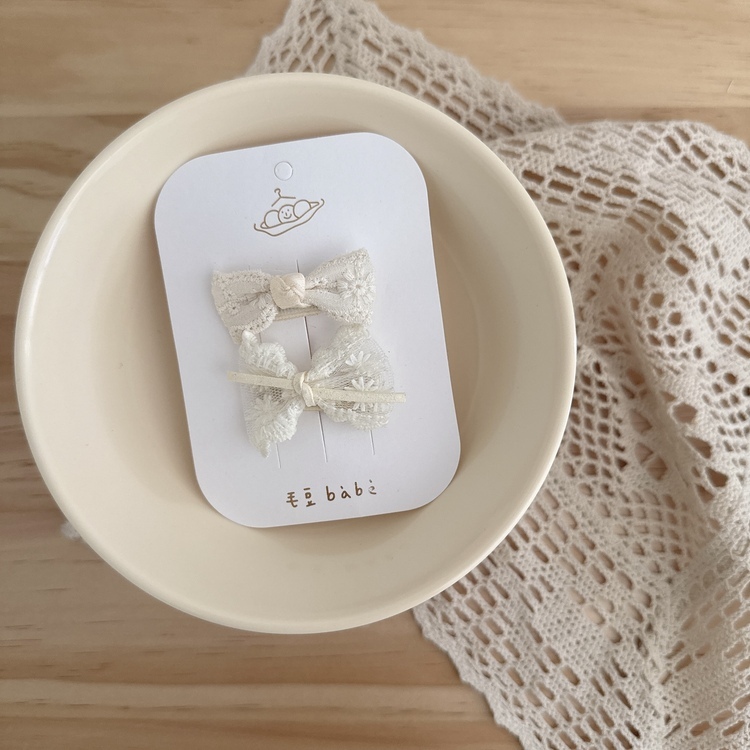 典雅蝴蝶結髮夾組