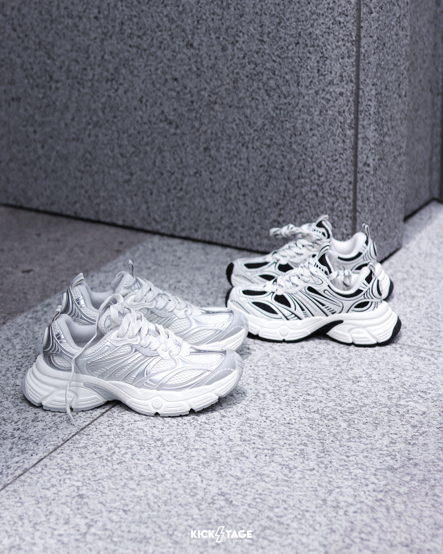 男鞋 PALLADIUM PALLAEIFFEL 白銀 白黑 厚底 網眼 透氣 埃菲爾 鐵塔 老爹鞋 休閒鞋【04556-199 / 04577-019】