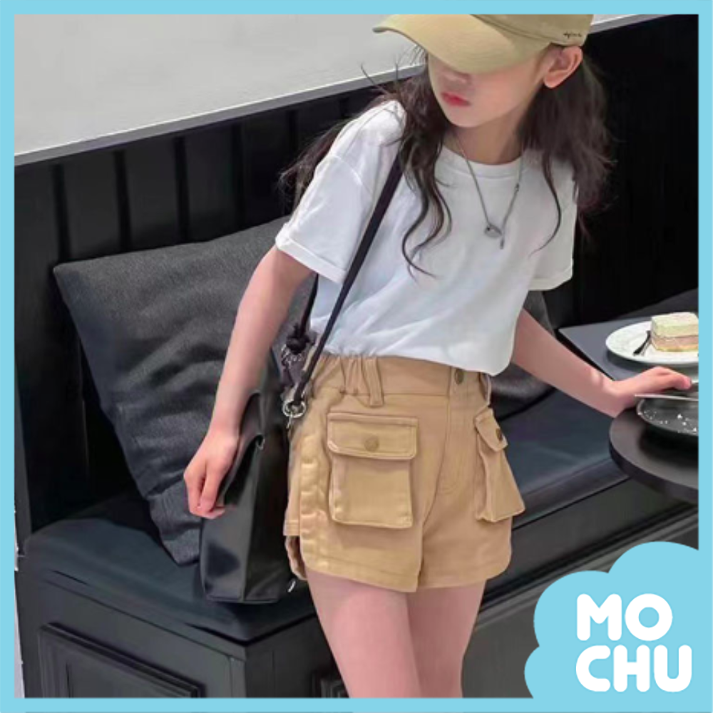 白T+工裝短褲套裝(二色)