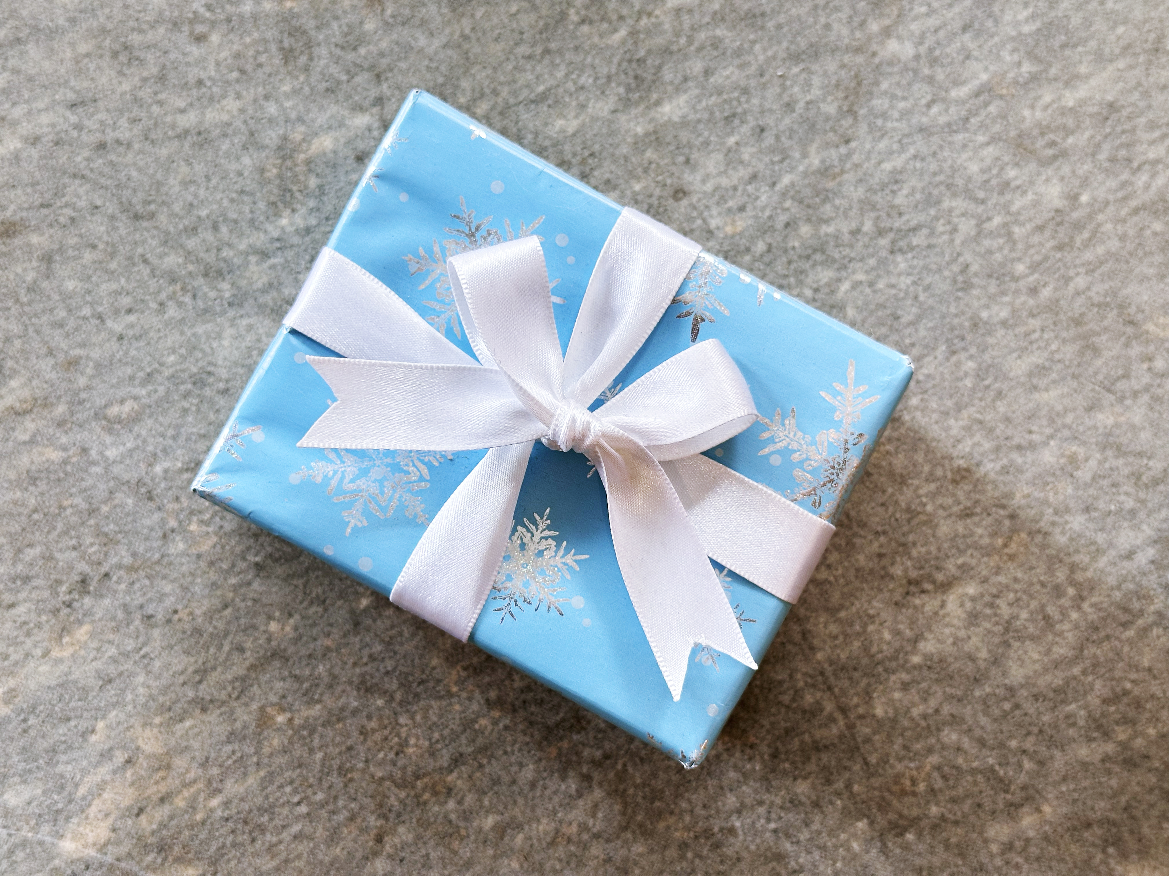 藍冰珠光雪花/瑞士Stewo包裝紙