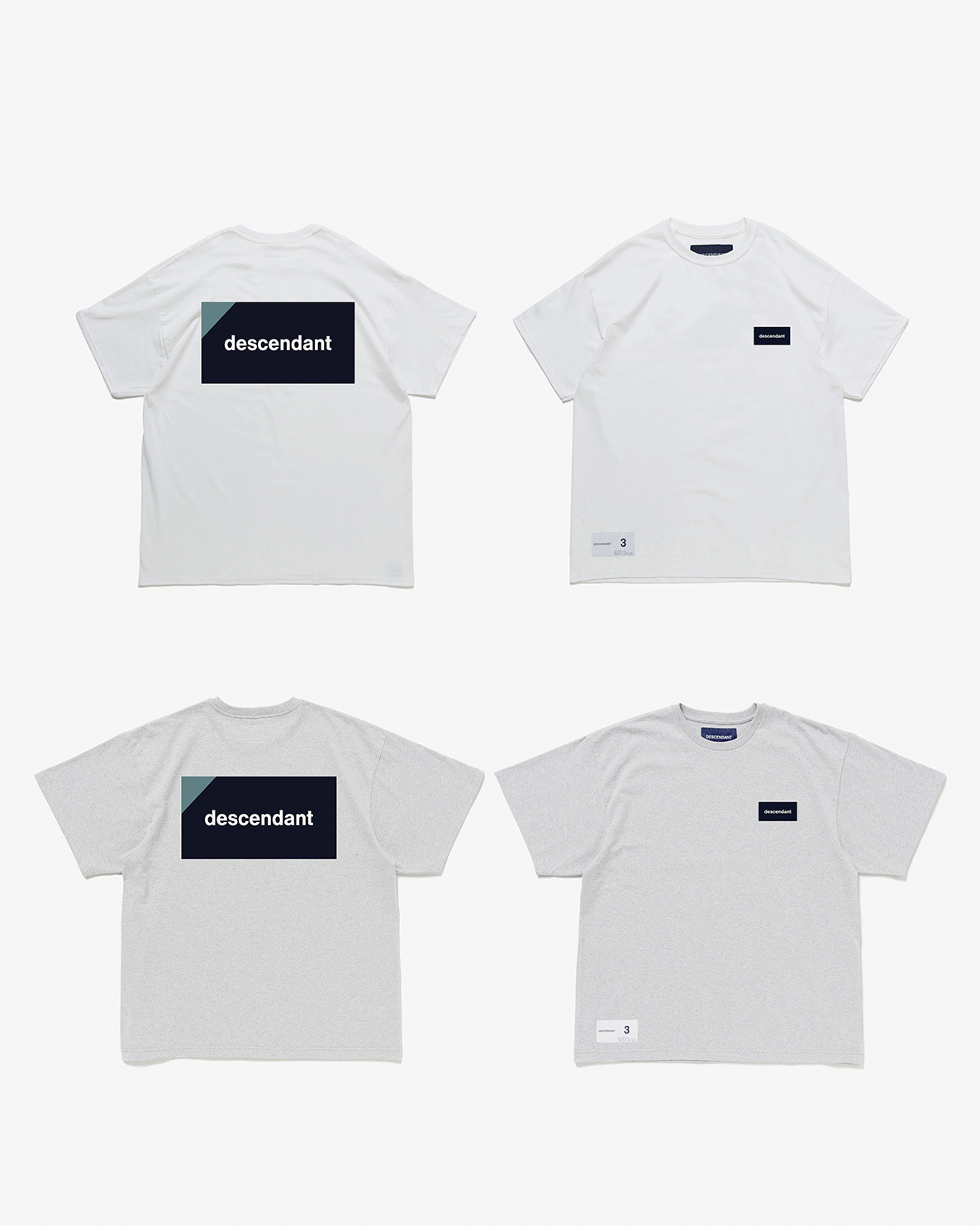 [現貨] DESCENDANT SS25 BOX SS | Gray / White