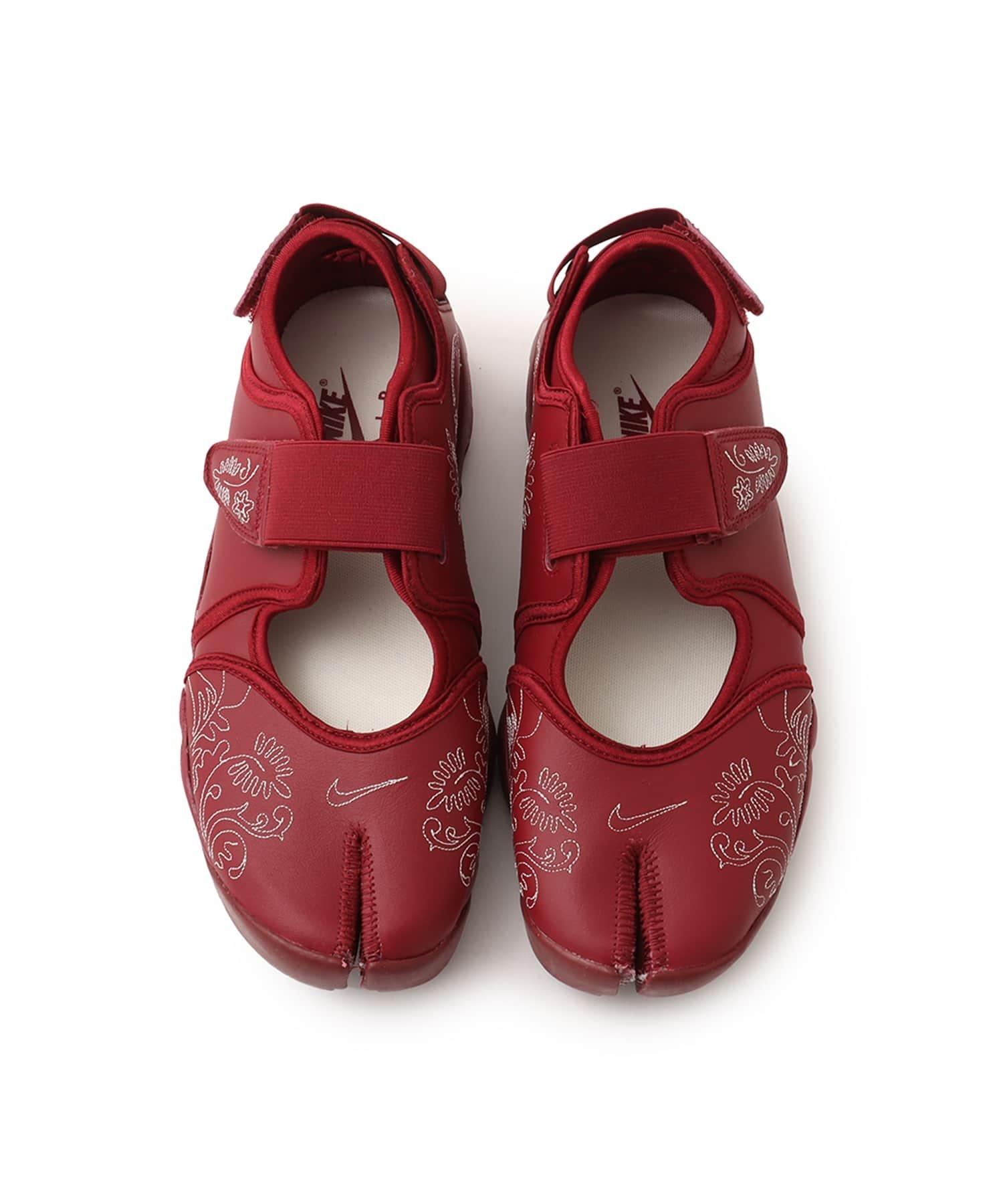 預購┃NIKE WMNS AIR RIFT TEAM 分趾鞋 忍者鞋 雕花 刺繡 深紅色 酒紅色
