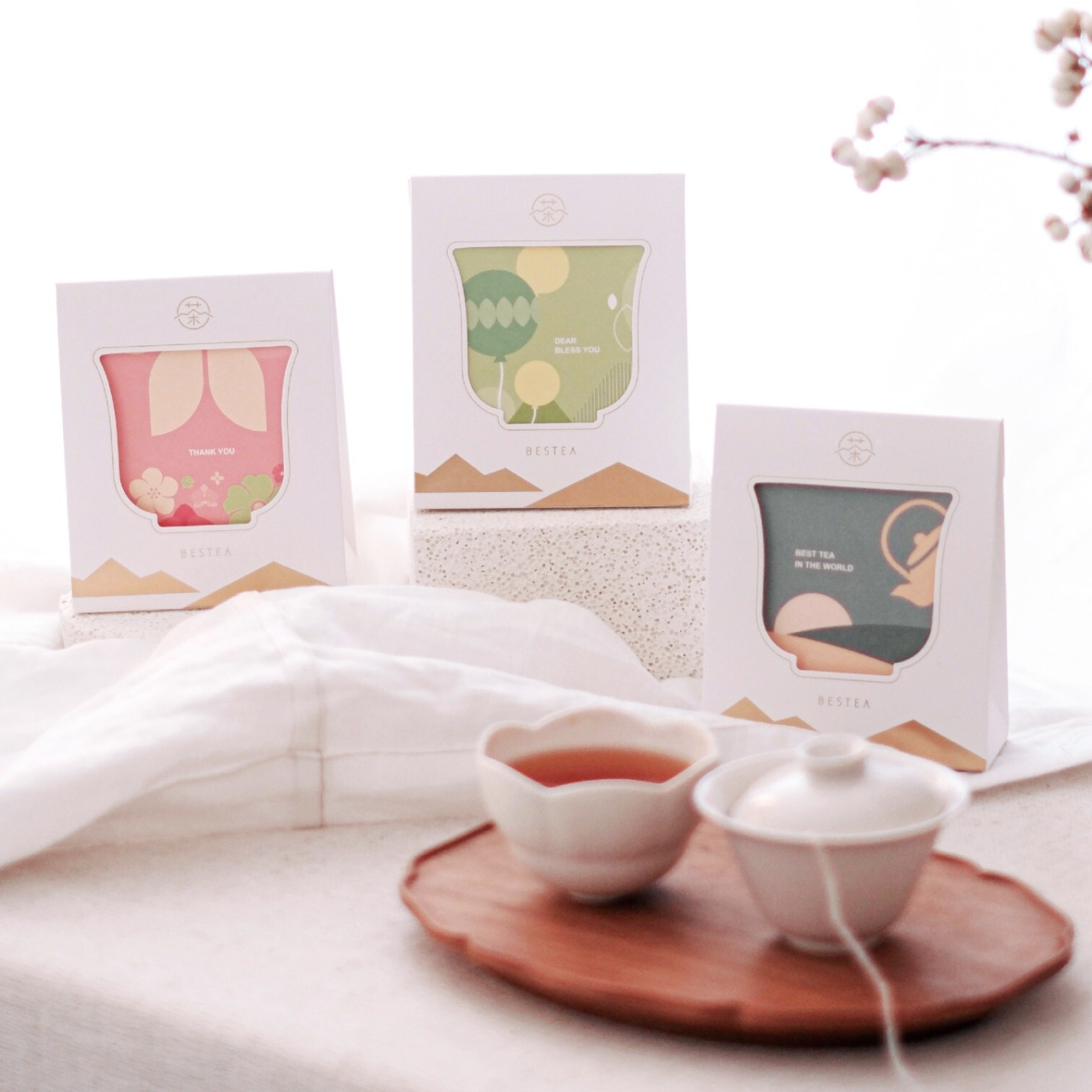 【 囍櫻禮悅 】婚禮小物・活動贈禮｜客製茶包禮