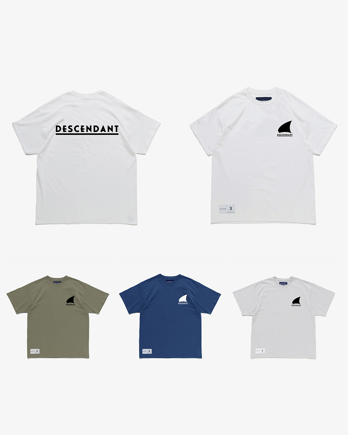 [現貨] DESCENDANT SS25 GENNAKER SS | Black / Gray / Navy / White