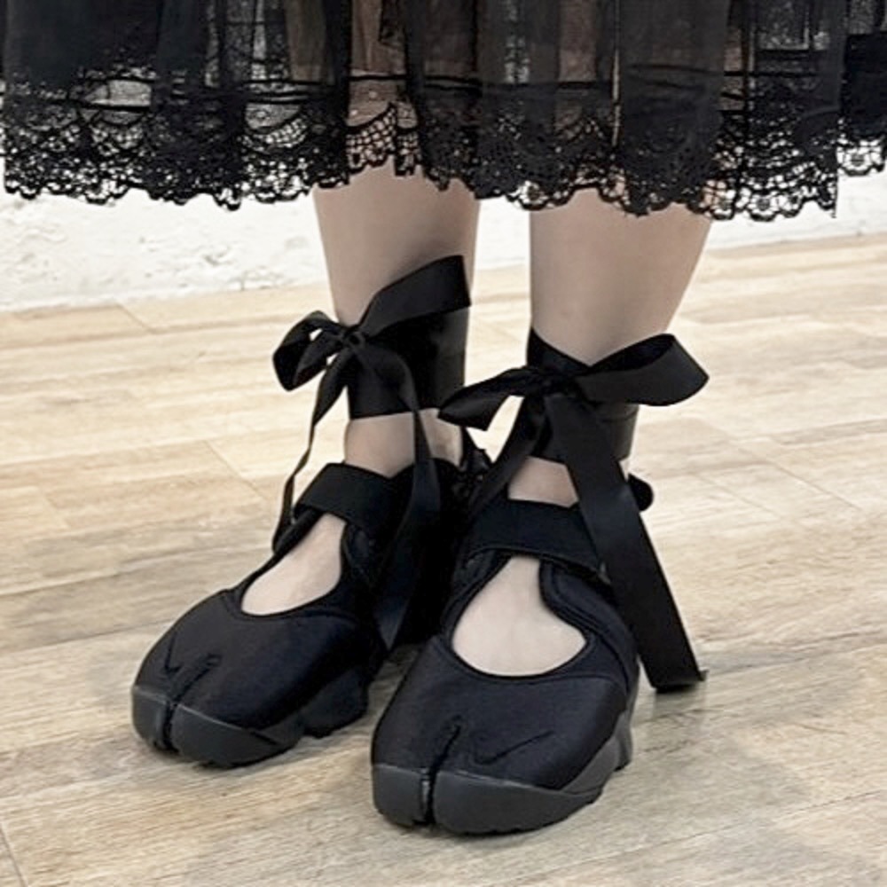 預購┃NIKE WMNS AIR RIFT 分趾鞋 忍者鞋 芭蕾舞 綁帶 全黑