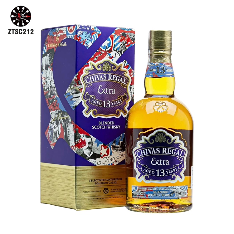 Chivas Regal 13 Years Bourbon Cask Blended Scotch Whisky 芝華士 13 年紫密波本調和蘇格蘭威士忌 (禮盒) 1000ml