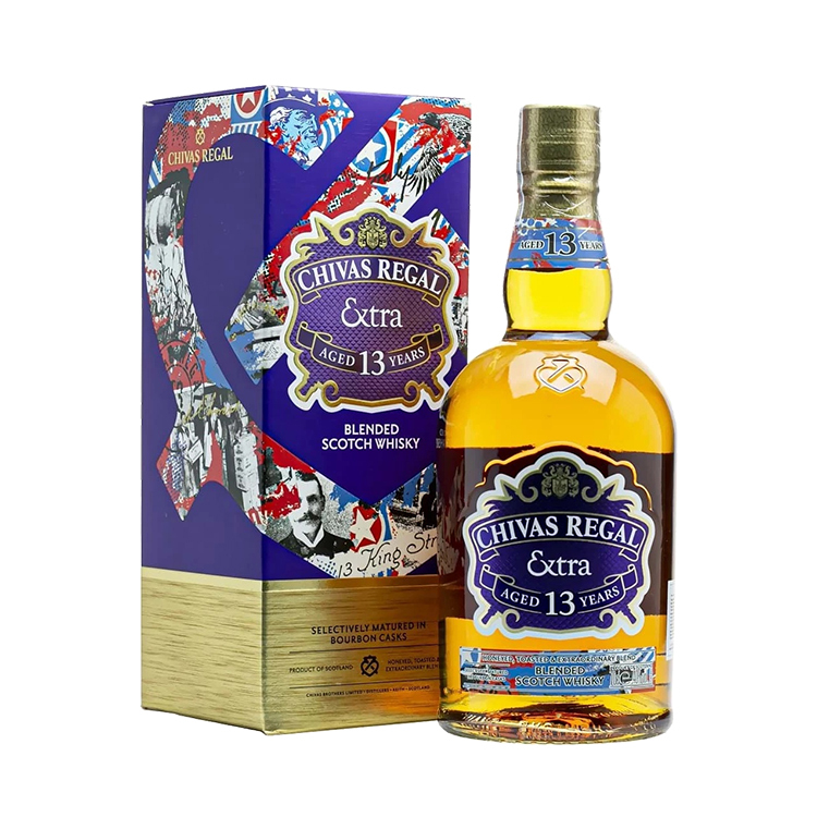 Chivas Regal 13 Years Bourbon Cask Blended Scotch Whisky 芝華士 13 年紫密波本調和蘇格蘭威士忌 (禮盒) 1000ml