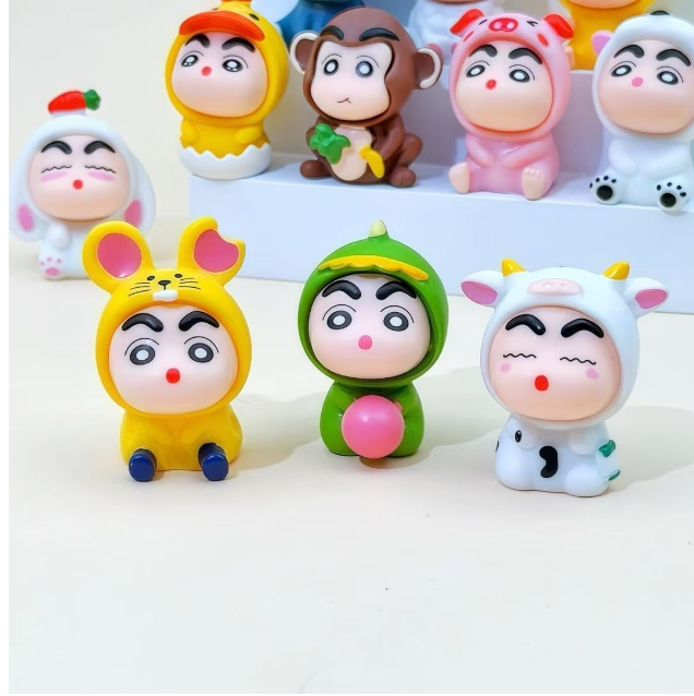 第十期预购 蜡笔小新小公仔 十二生肖  一套12只