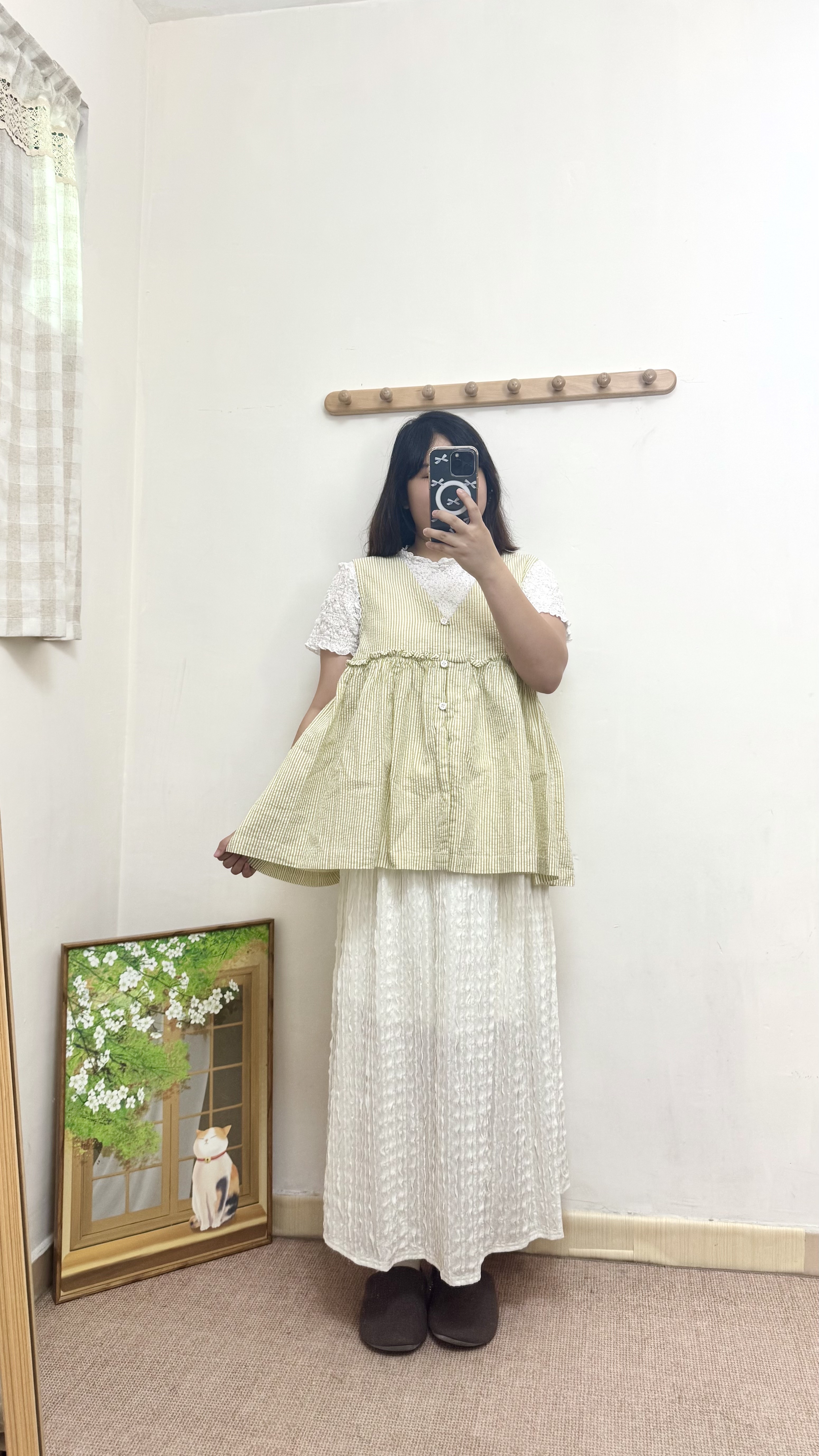 2 Way V 領直紋背心