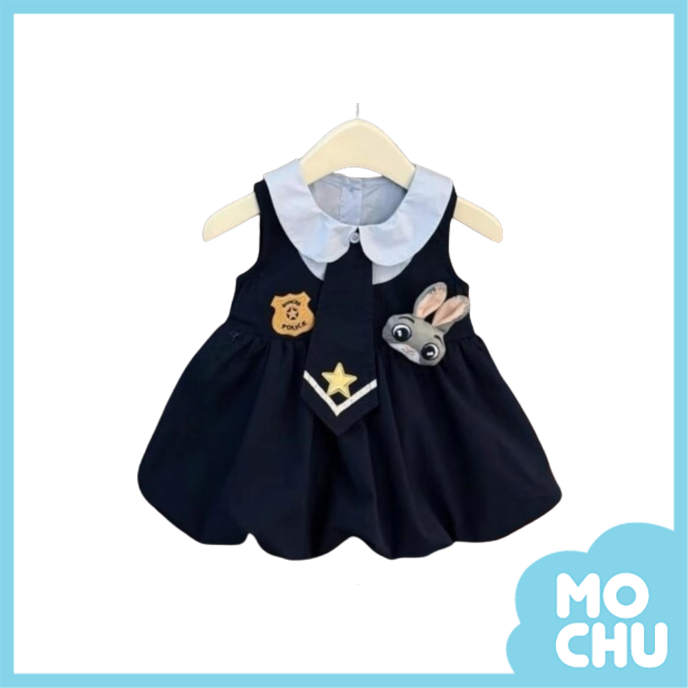 兔子警官花苞連身裙