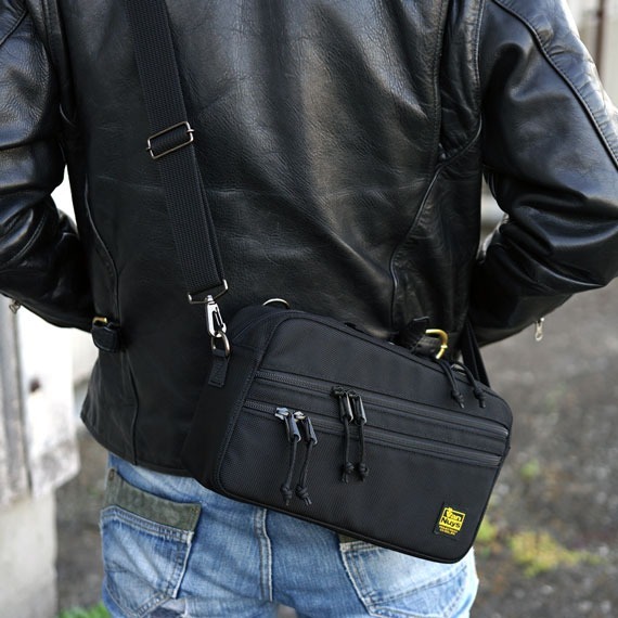 VanNuys E391 Double Zipper Shoulder Bag