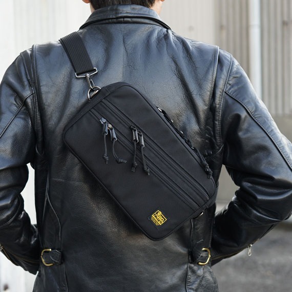 VanNuys E391 Double Zipper Shoulder Bag