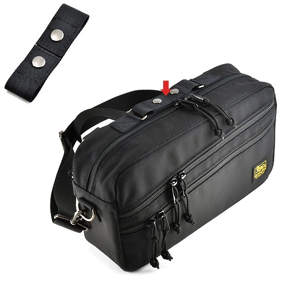 VanNuys E391 Double Zipper Shoulder Bag