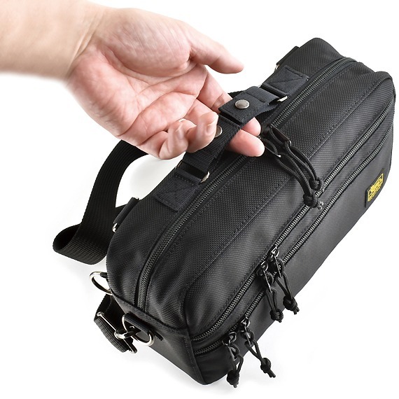 VanNuys E391 Double Zipper Shoulder Bag